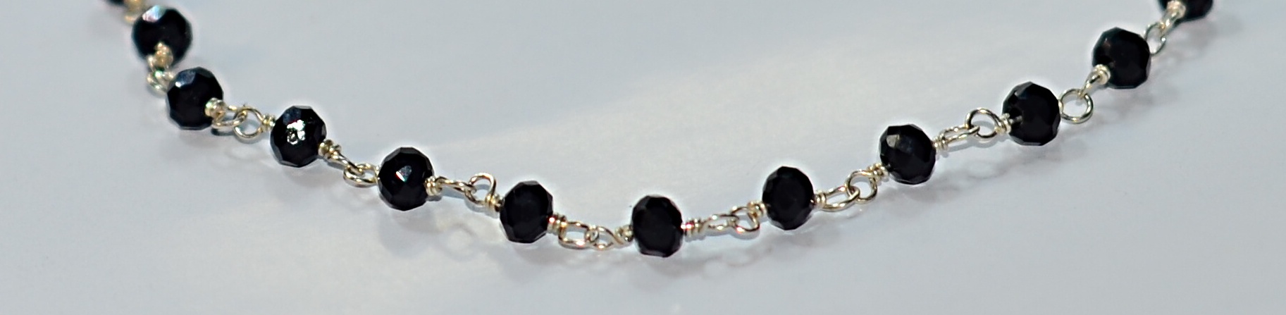 Biżuteria z kamieni naturalnych - bransoletka ze spinelem - nr kat. 239a