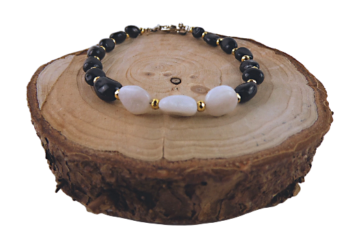 Biżuteria z kamieni naturalnych - bransoeltka z turmalinem - nr kat. 234a