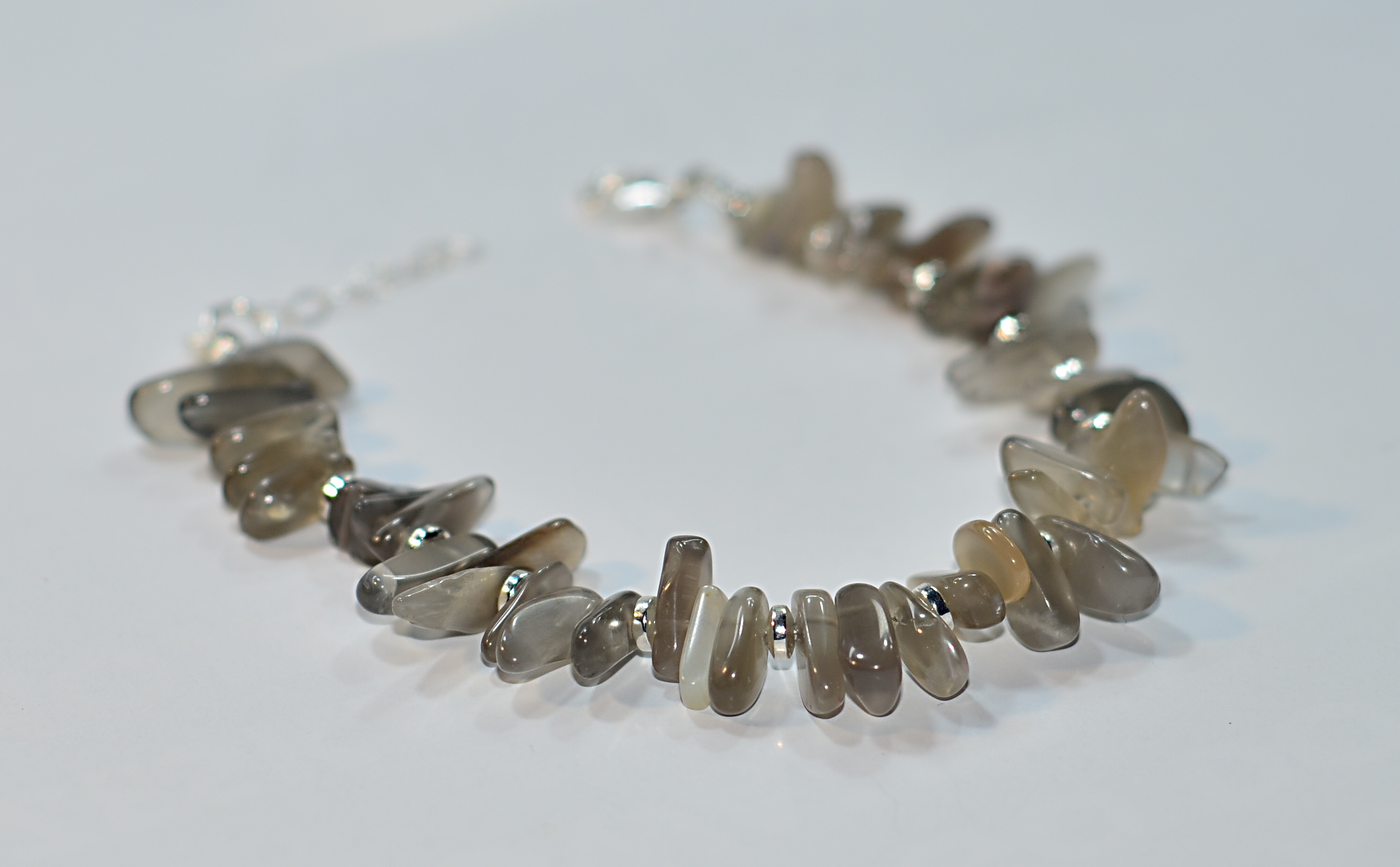 Biżuteria z kamieni naturalnych - bransoletka z agatem - nr kat. 218a