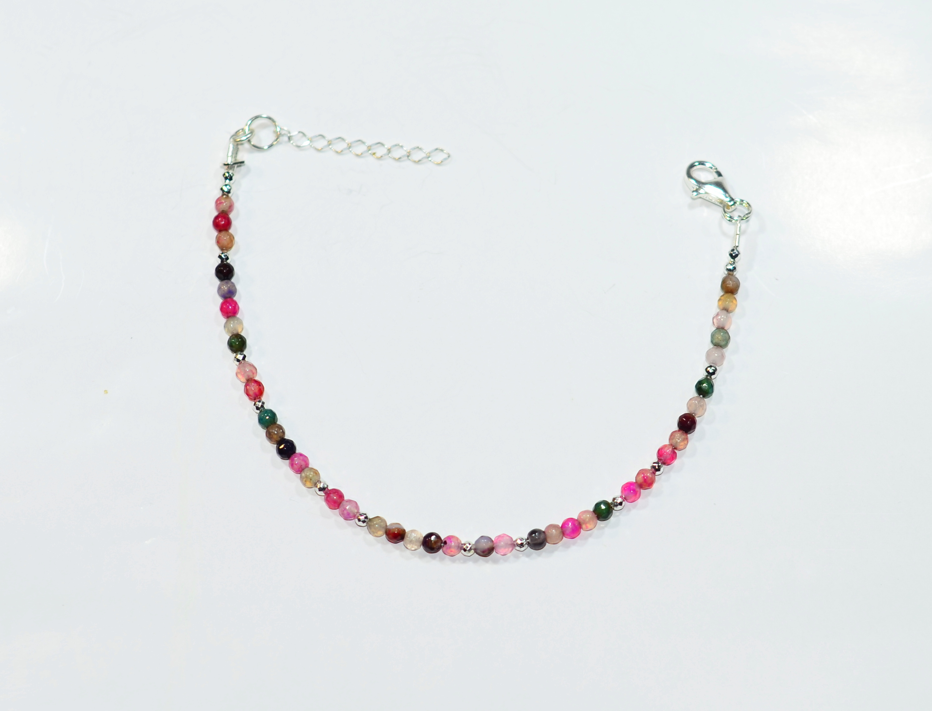 Biżuteria z kamieni naturalnych - naszyjnik oraz bransoletka z Agatem, nr kat. 175