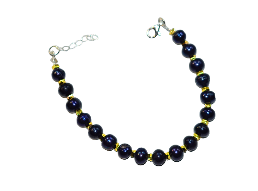 Biżuteria z kamieni naturalnych - bransoletka z perłami - nr kat. 200c