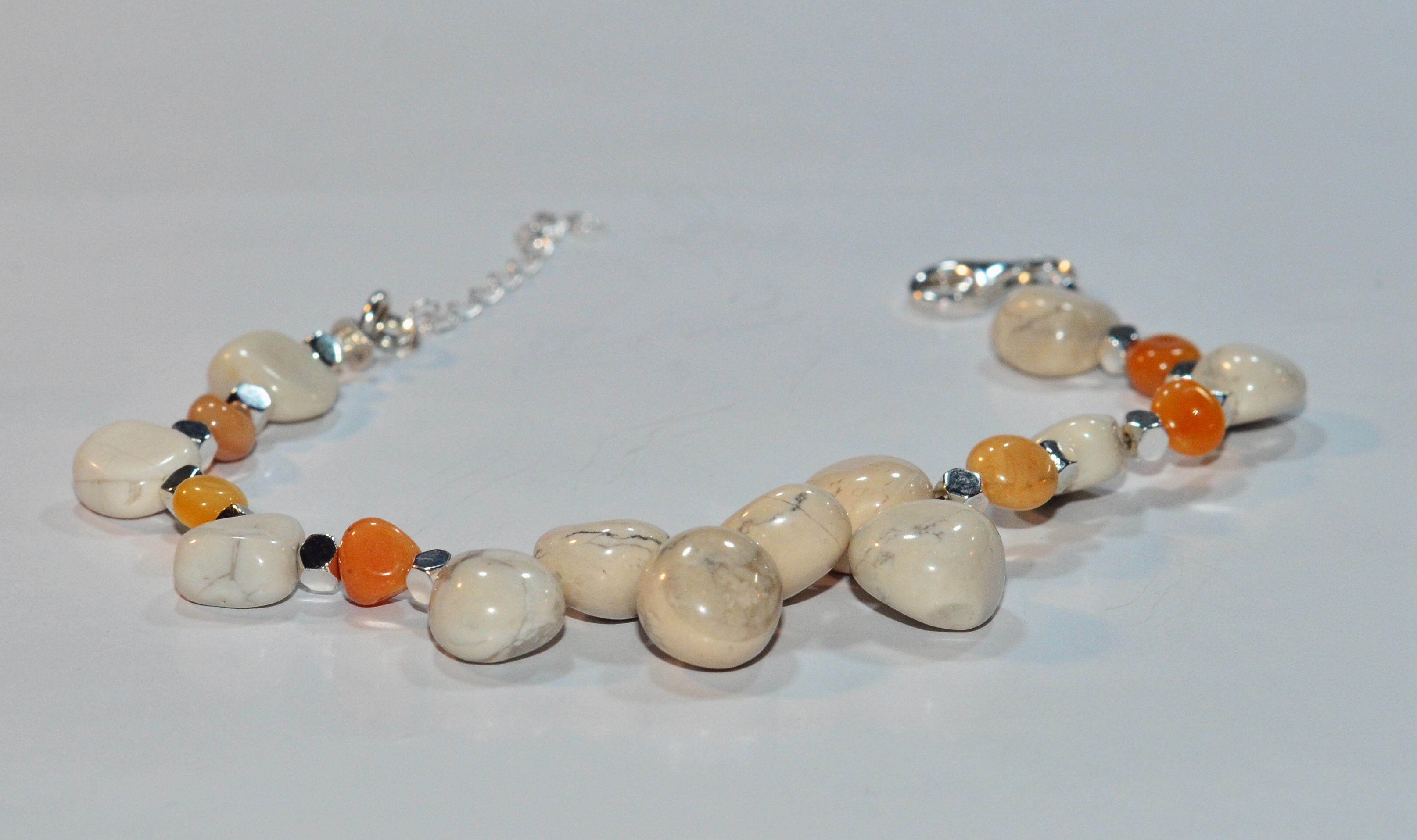 Bizuteria z kamieni naturalnynch - bransoletka z opalem - nr kat. 98a