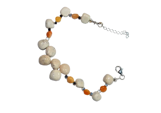 Bizuteria z kamieni naturalnynch - bransoletka z opalem - nr kat. 98a