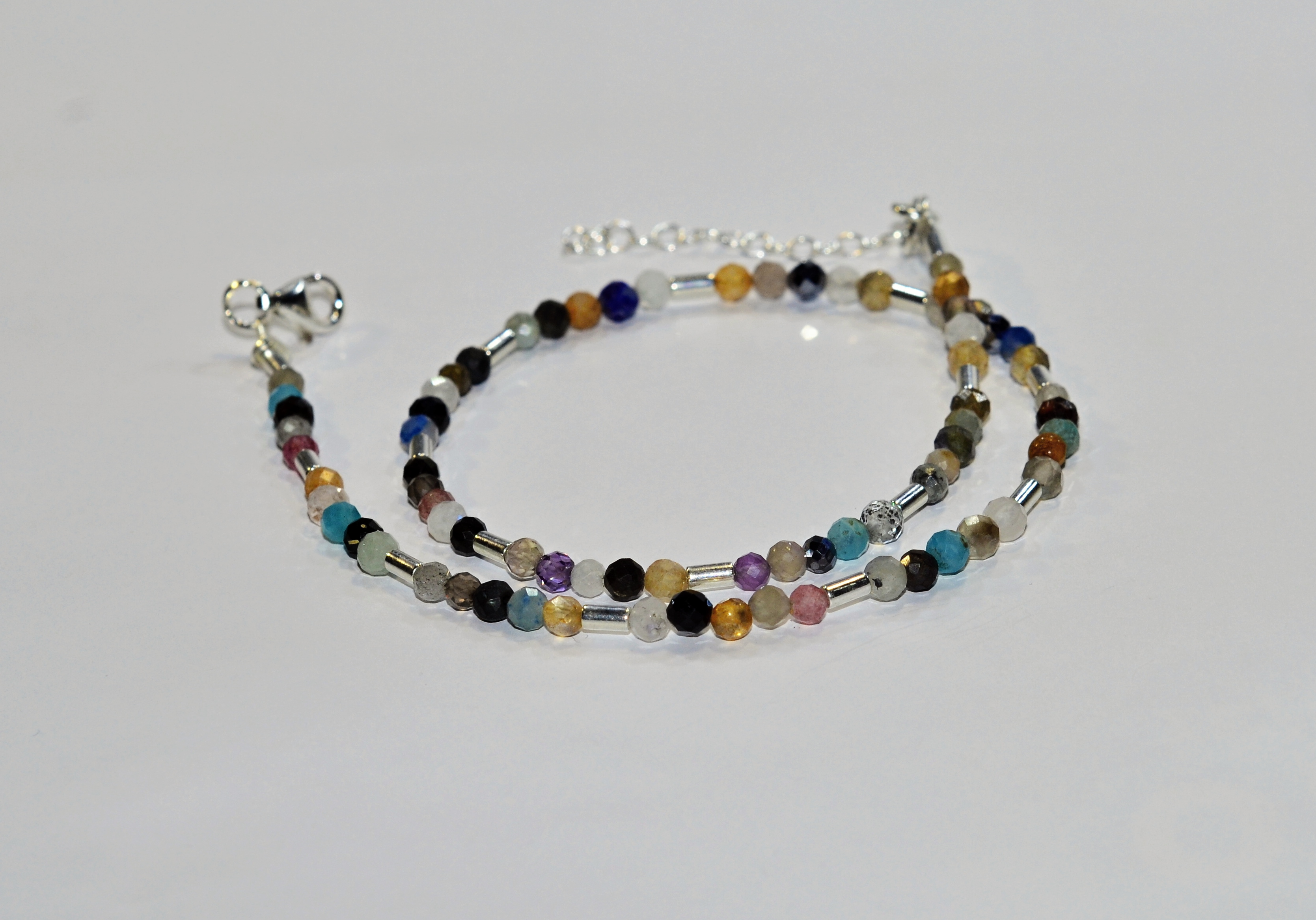 Bansoletka z miksem kamieni - nr kat. 90aa