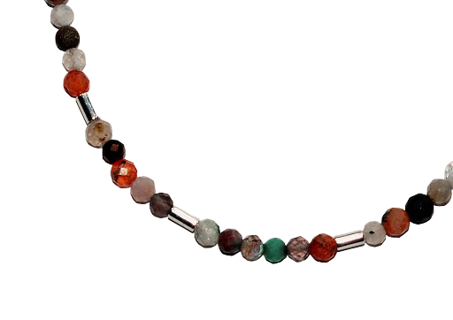 Bansoletka z miksem kamieni - nr kat. 90aa