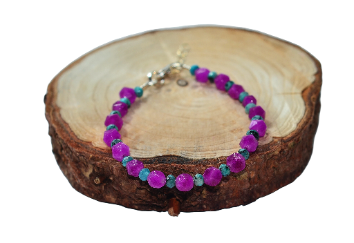 Biżuteria z kamienie naturalnych bransoletka z agatem nr kat. 300a