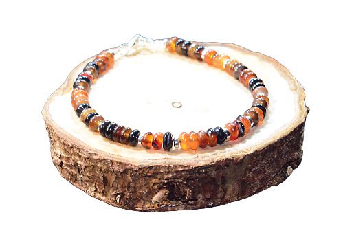 Biżuteria z kamieni naturalnych bransoletka z agatem - nr kat. 302a