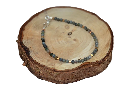 Biżuteria z kamieni naturalnych bransoletka z kianitem - nr kat. 305a