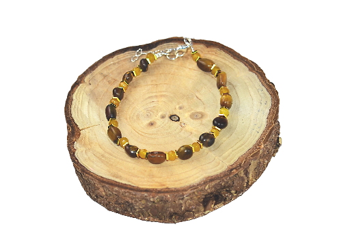 Biżuteria z kamieni naturalnych bransoletka z tygrysim okiem - nr kat. 307a