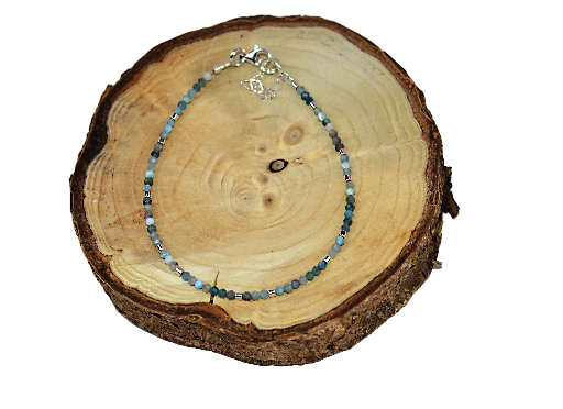 Biżuteria z kamieni naturalnych - bransoletka z kianitem - nr kat. 304a