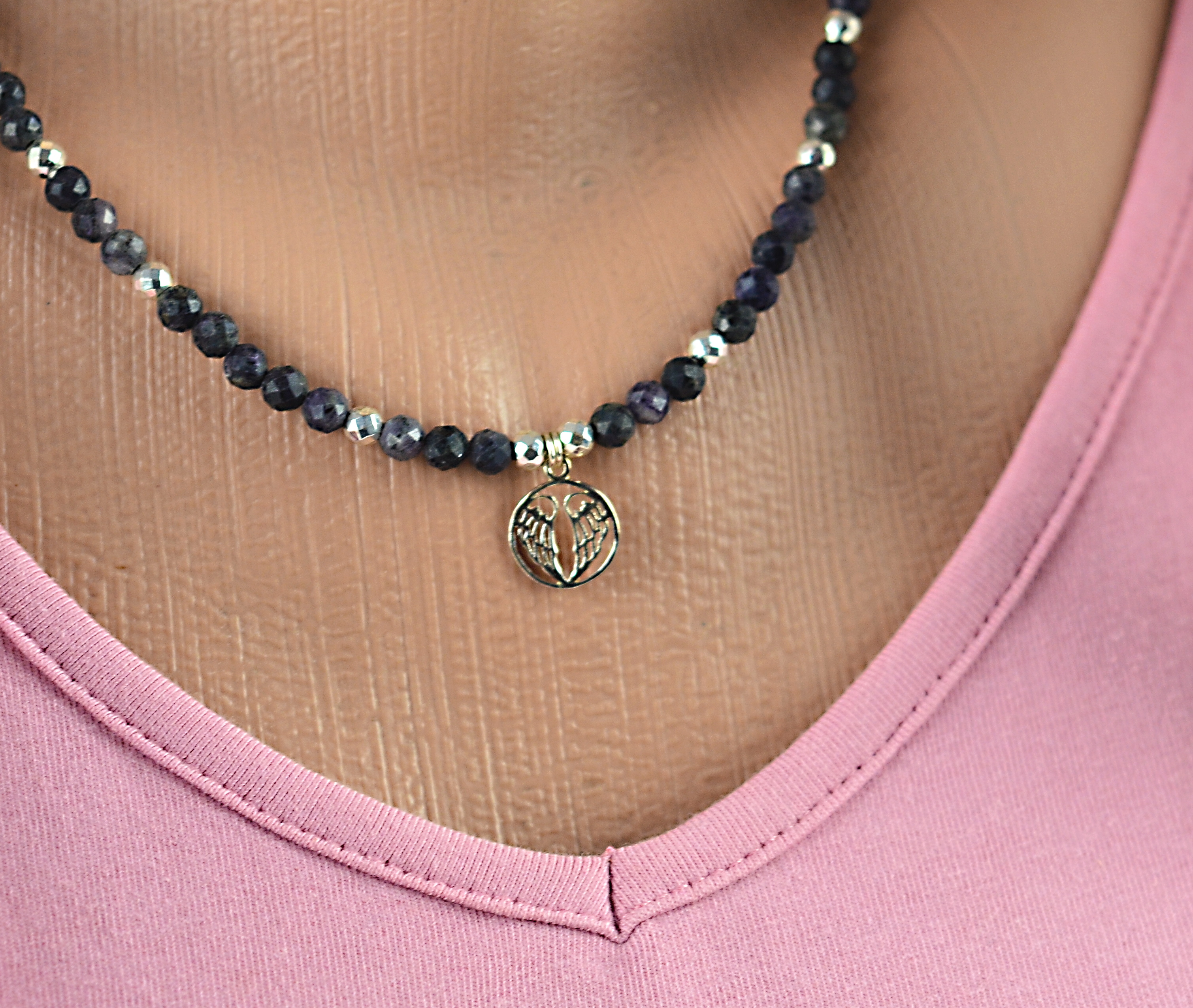 Naszyjnik z czaroitem - nr kat. 213