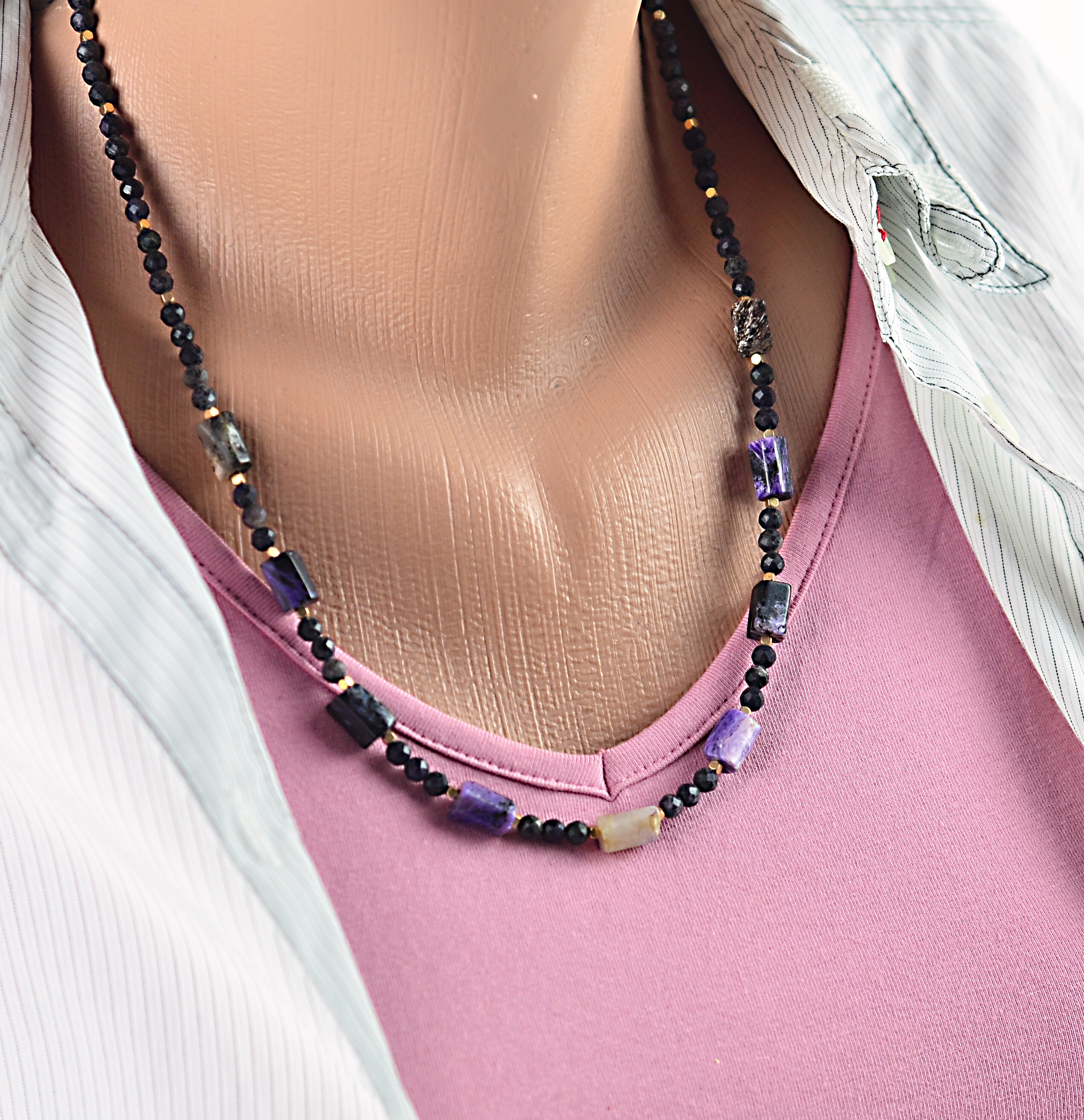 Naszyjnik z czaroitem - nr kat. 309