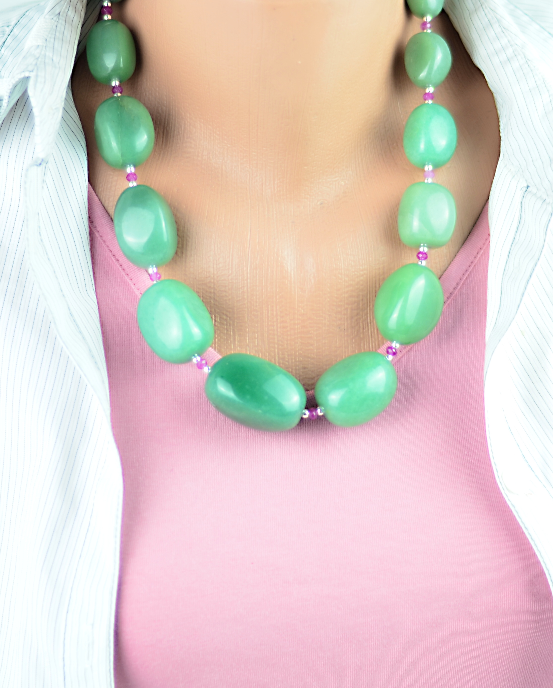 Naszyjnik z nefrytem - nr kat. 115