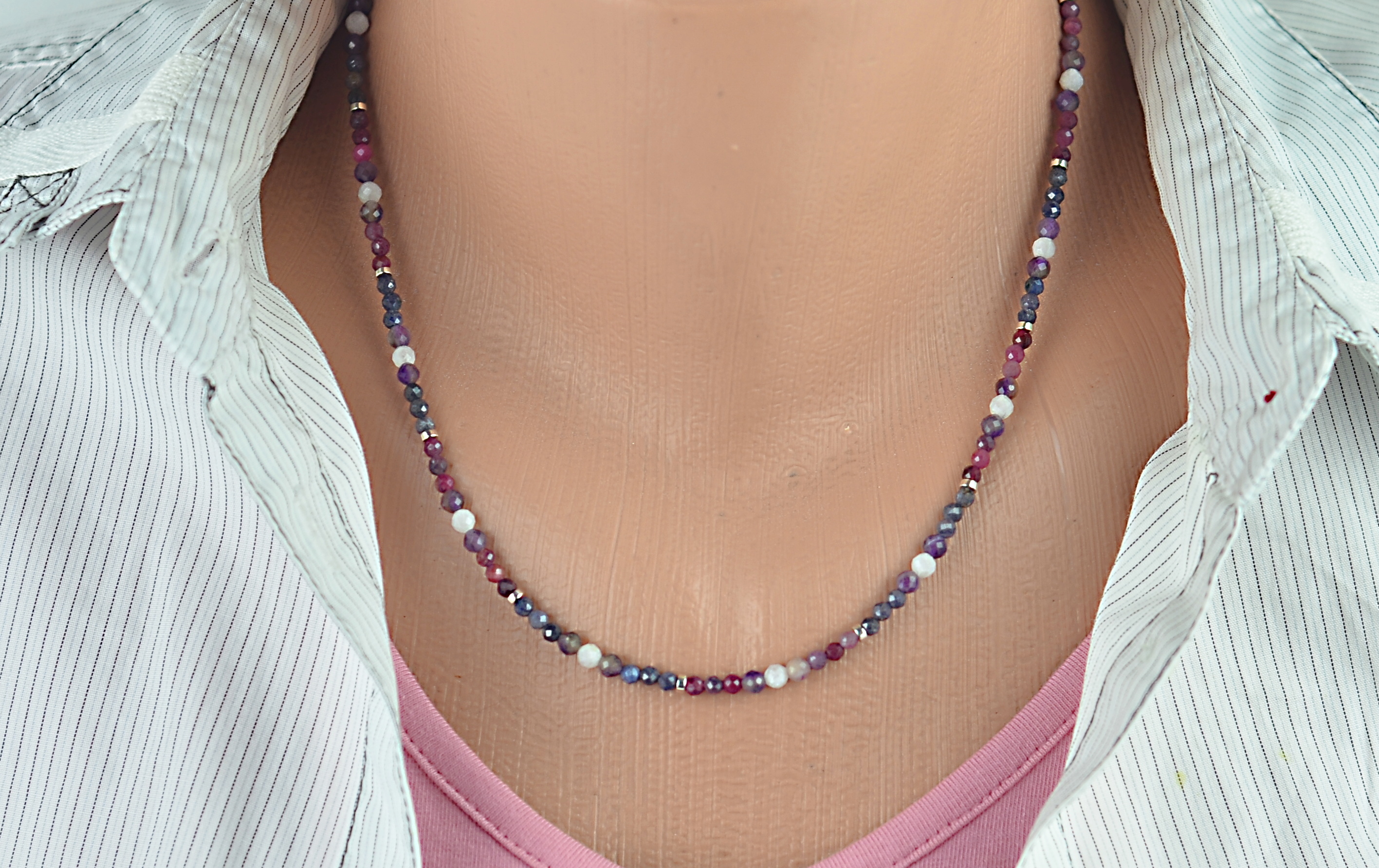 Naszyjnik z szafirem - nr kat. 336