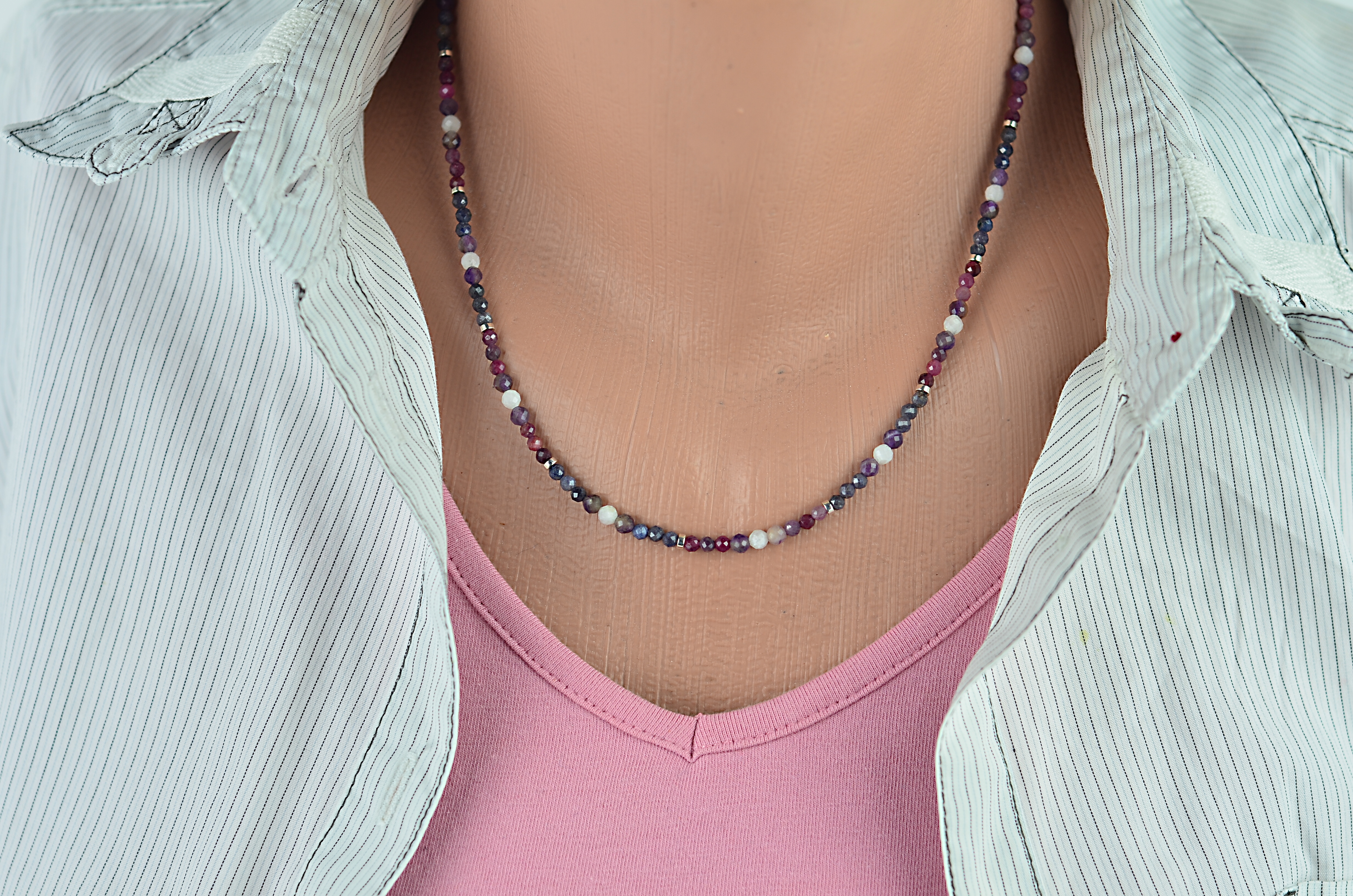 Naszyjnik z szafirem - nr kat. 336