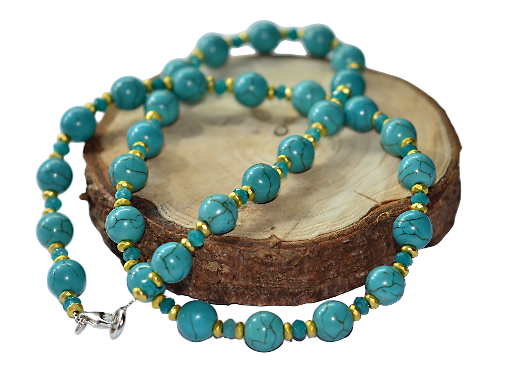 Naszyjnik z howlitem - nr kat. 318