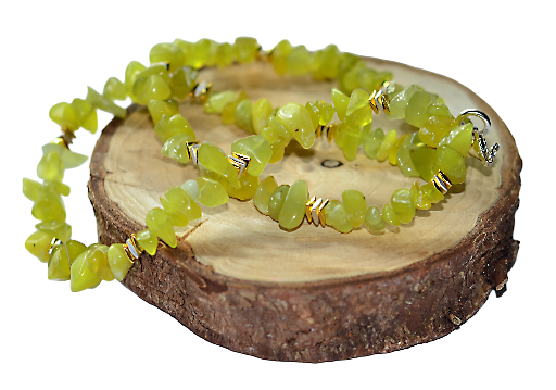 Naszyjnik z oliwinem - nr kat. 317