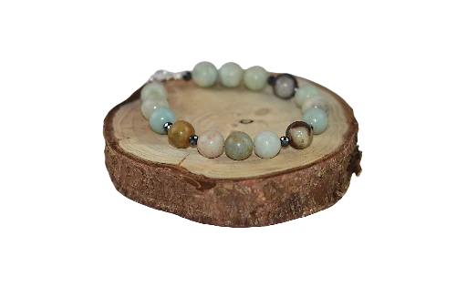 Biżuteria z kamieni naturalnych bransoletka z amazonitem - nr kat.314a