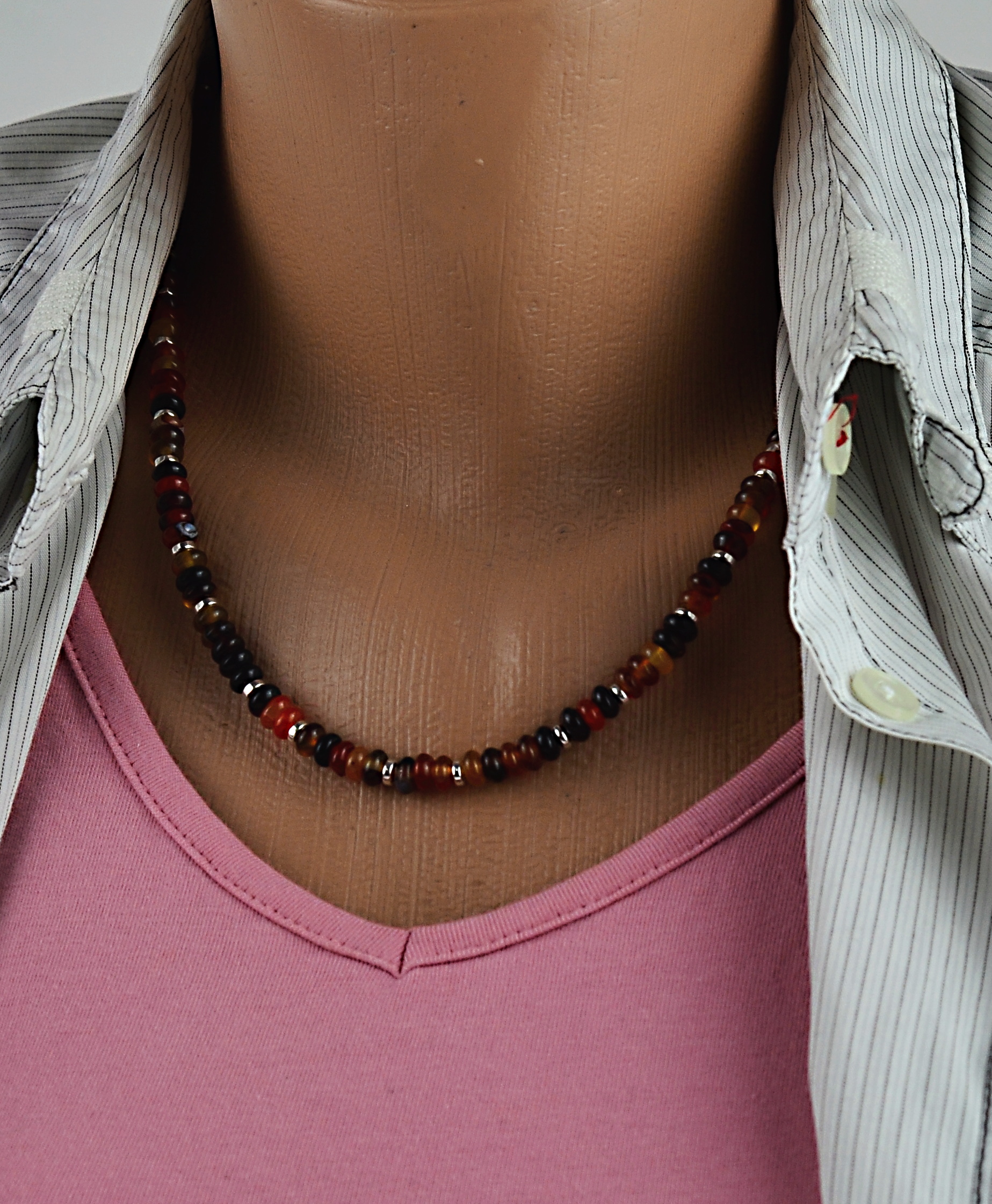 Naszyjnik z agatem - nr kat. 302