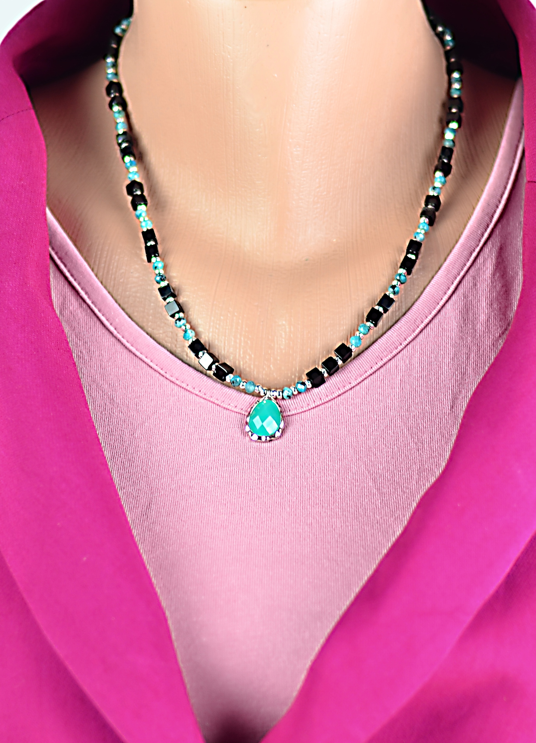 Naszyjnik z onyksem - nr kat. 275