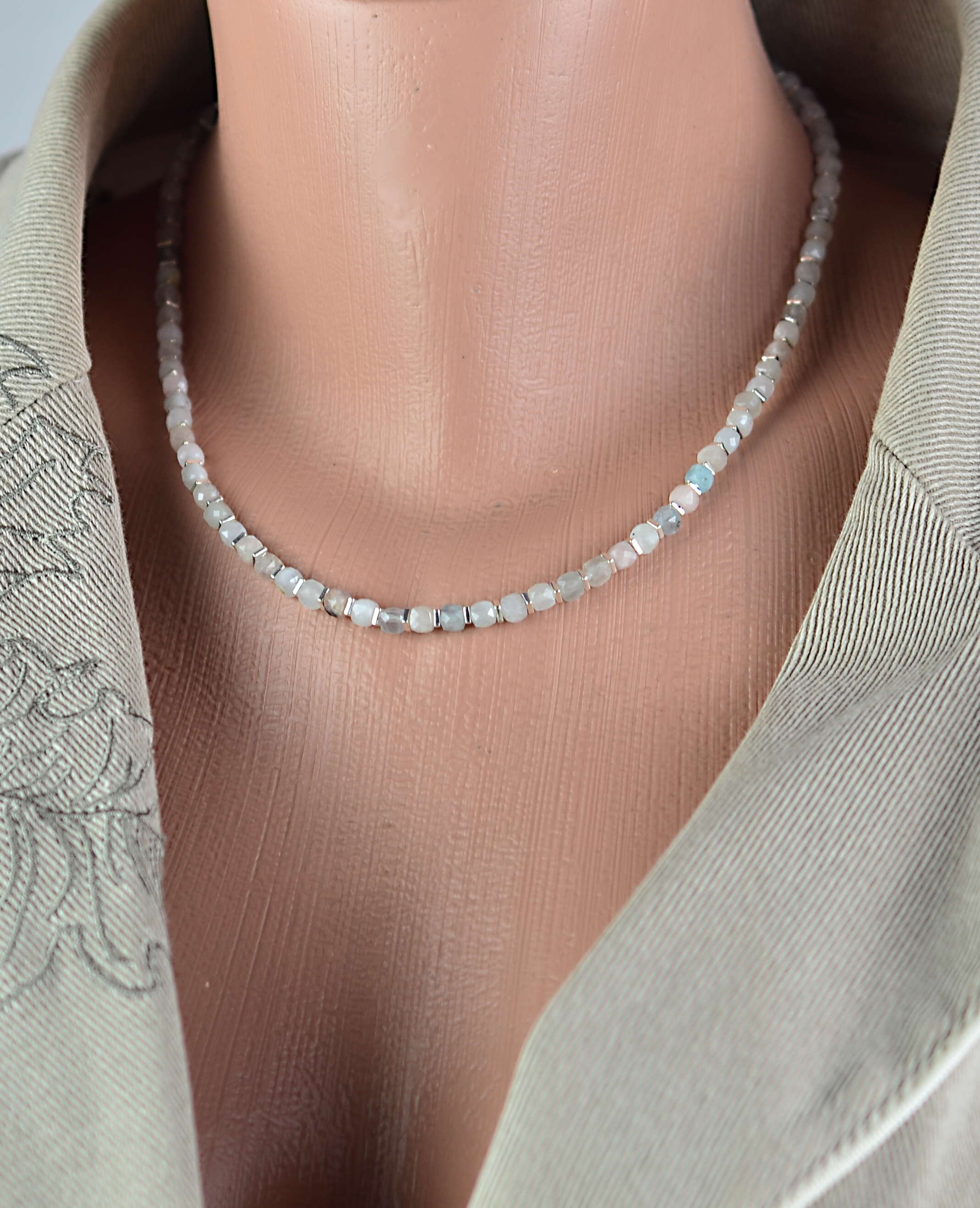 Naszyjnik z akwamarynem - nr kat. 281