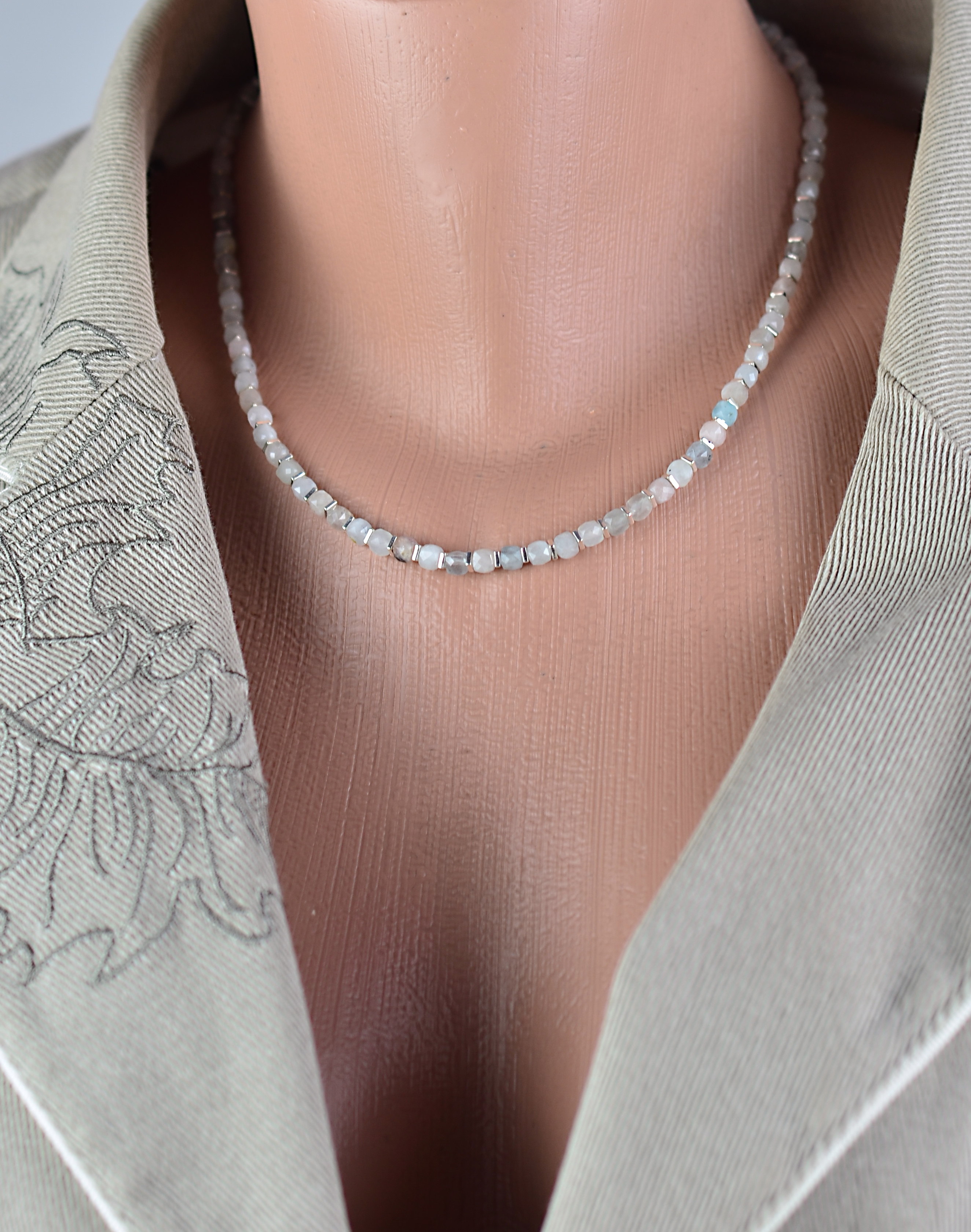 Naszyjnik z akwamarynem - nr kat. 281