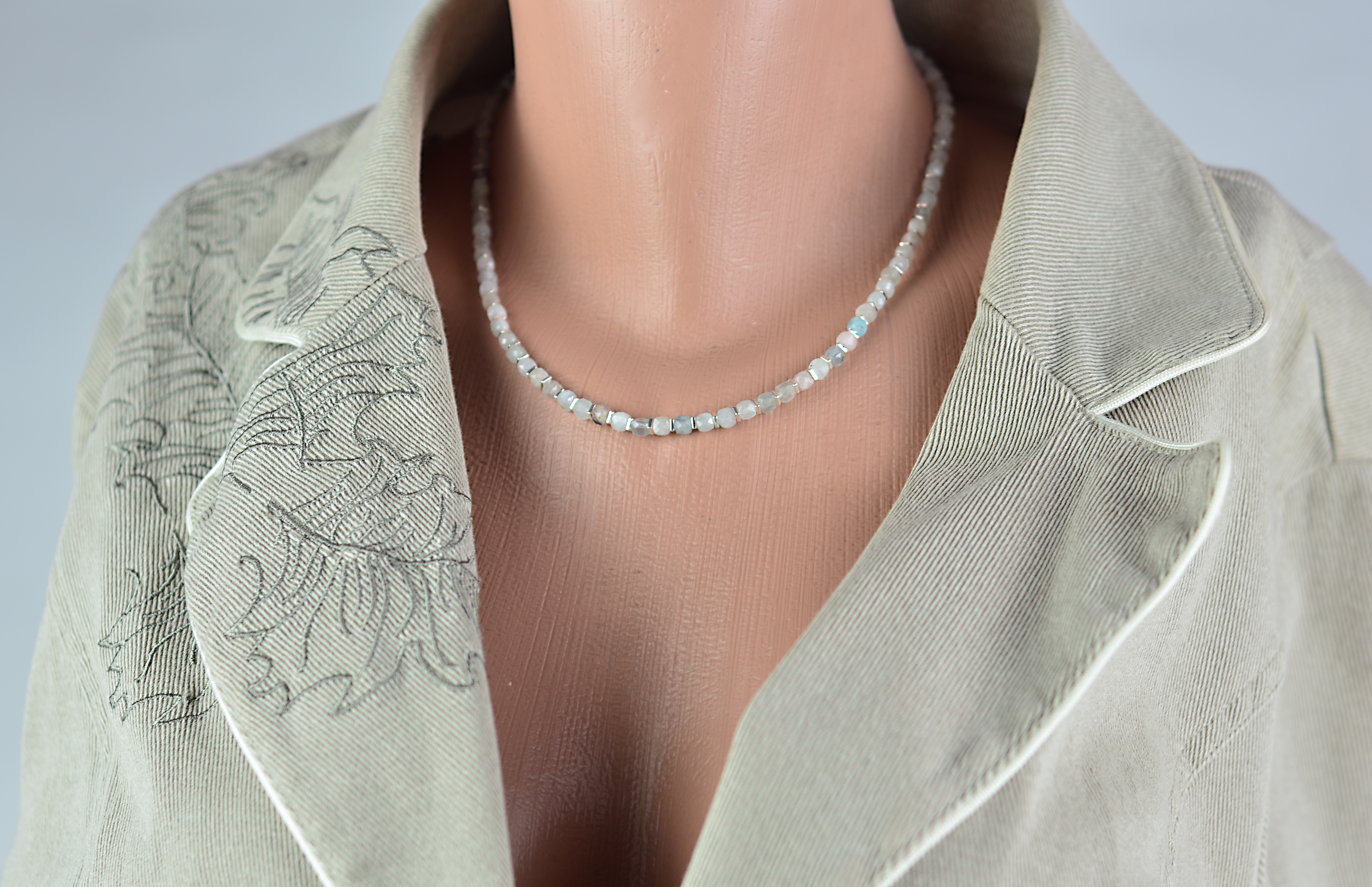 Naszyjnik z akwamarynem - nr kat. 281