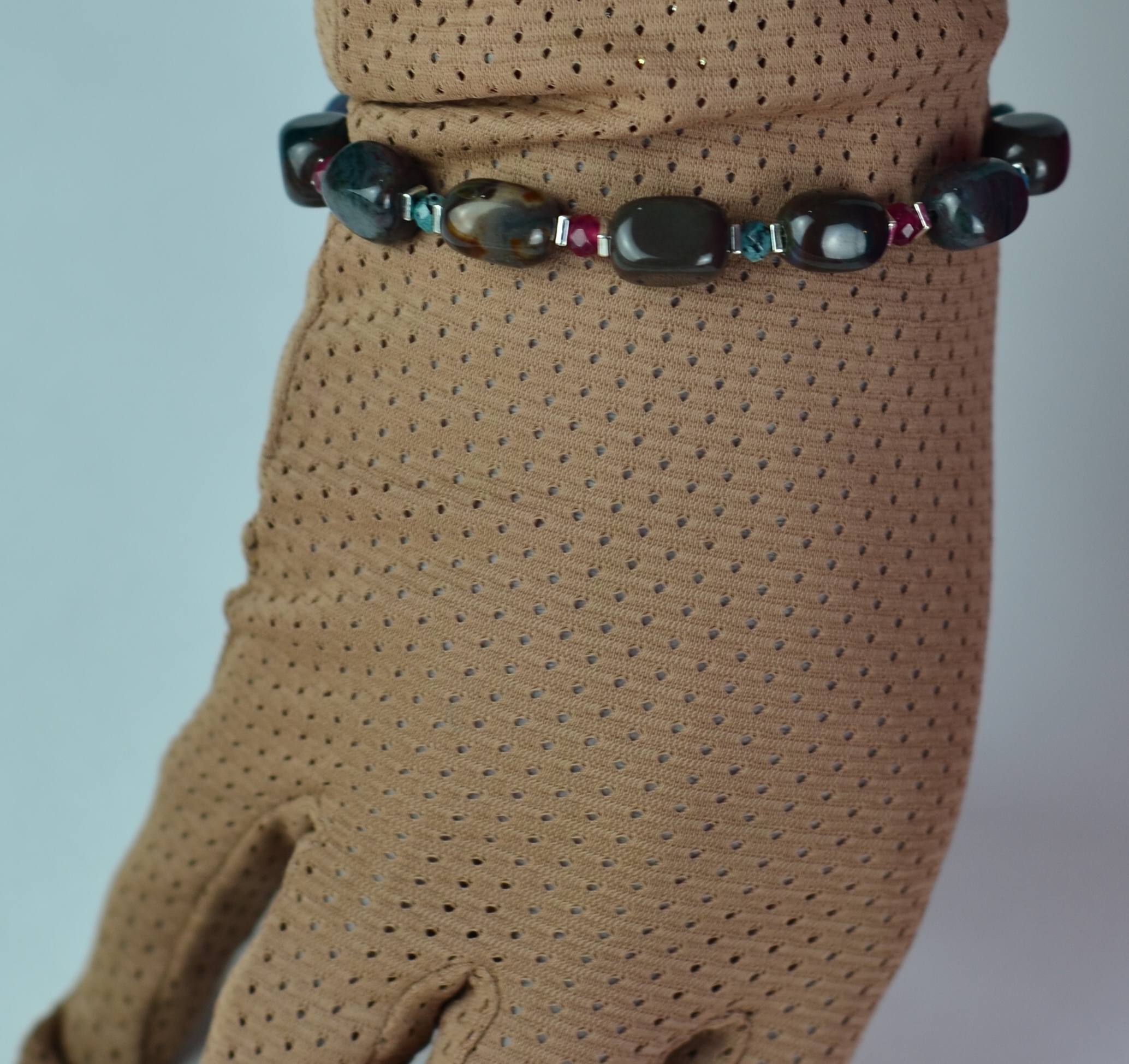 Bransoletka z agatem - nr 277a