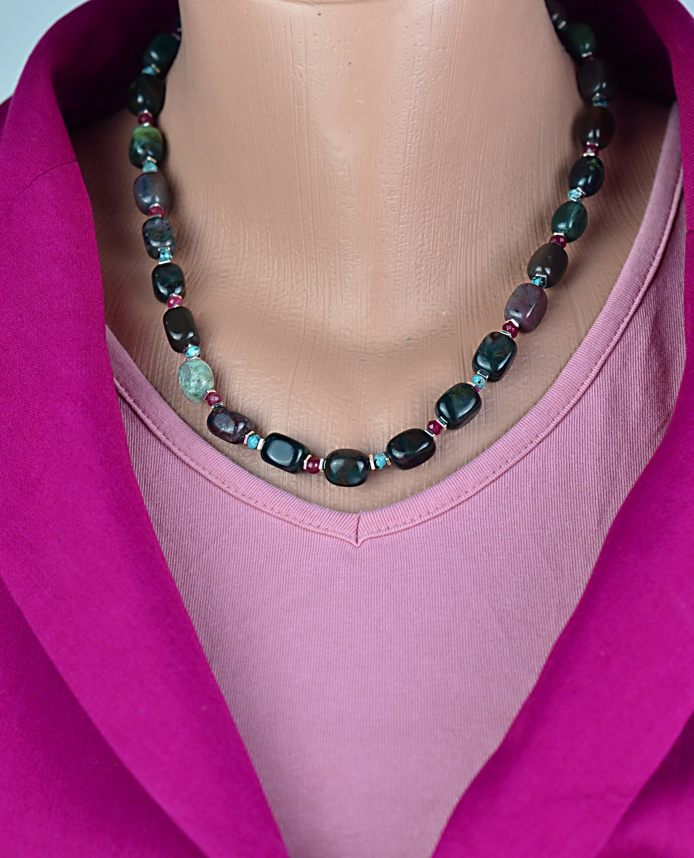 Naszyjnik z agatem - nr kat. 277