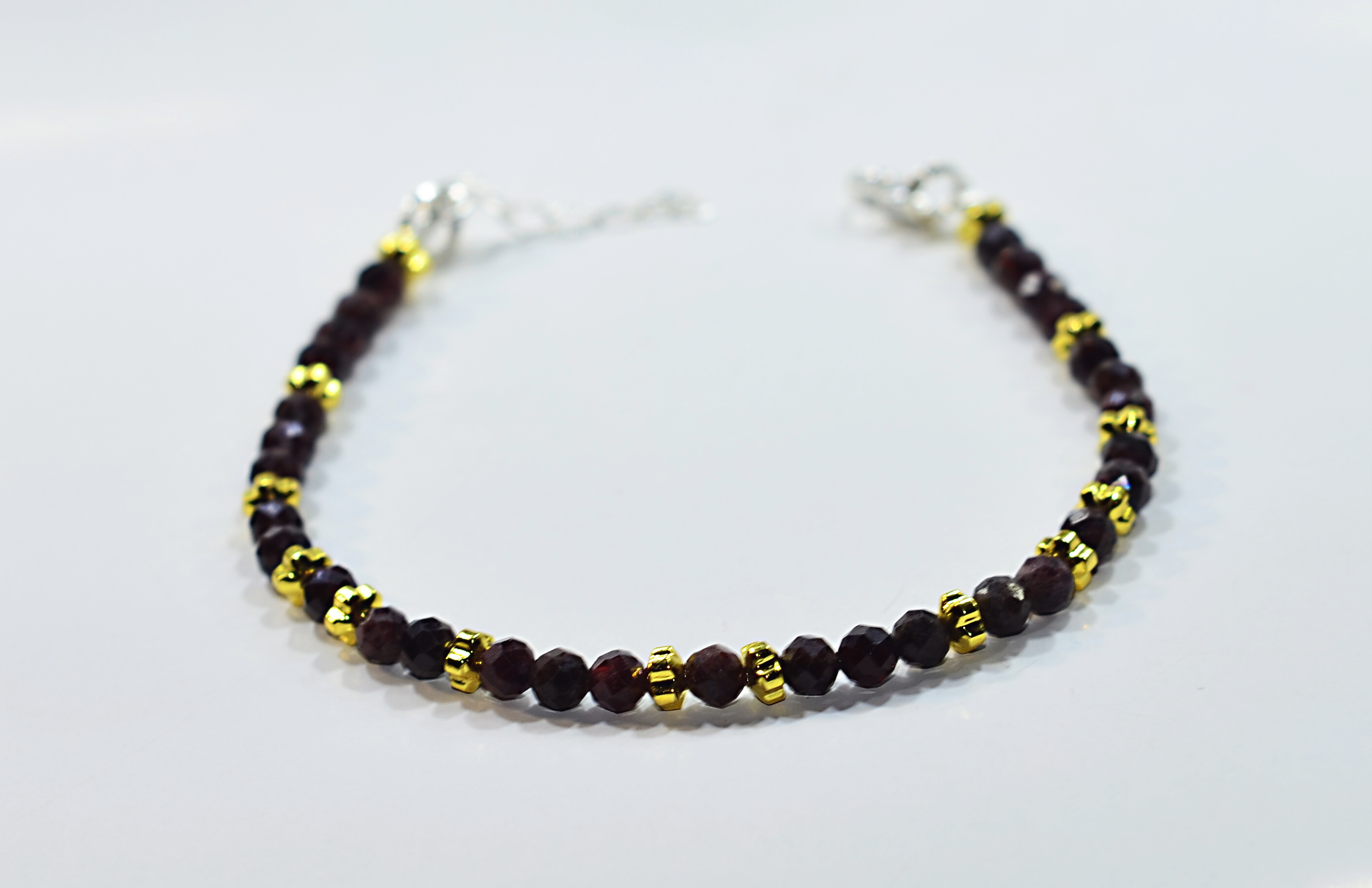 Naszyjnik z bransoletką z granatem - nr kat. 265, 265a