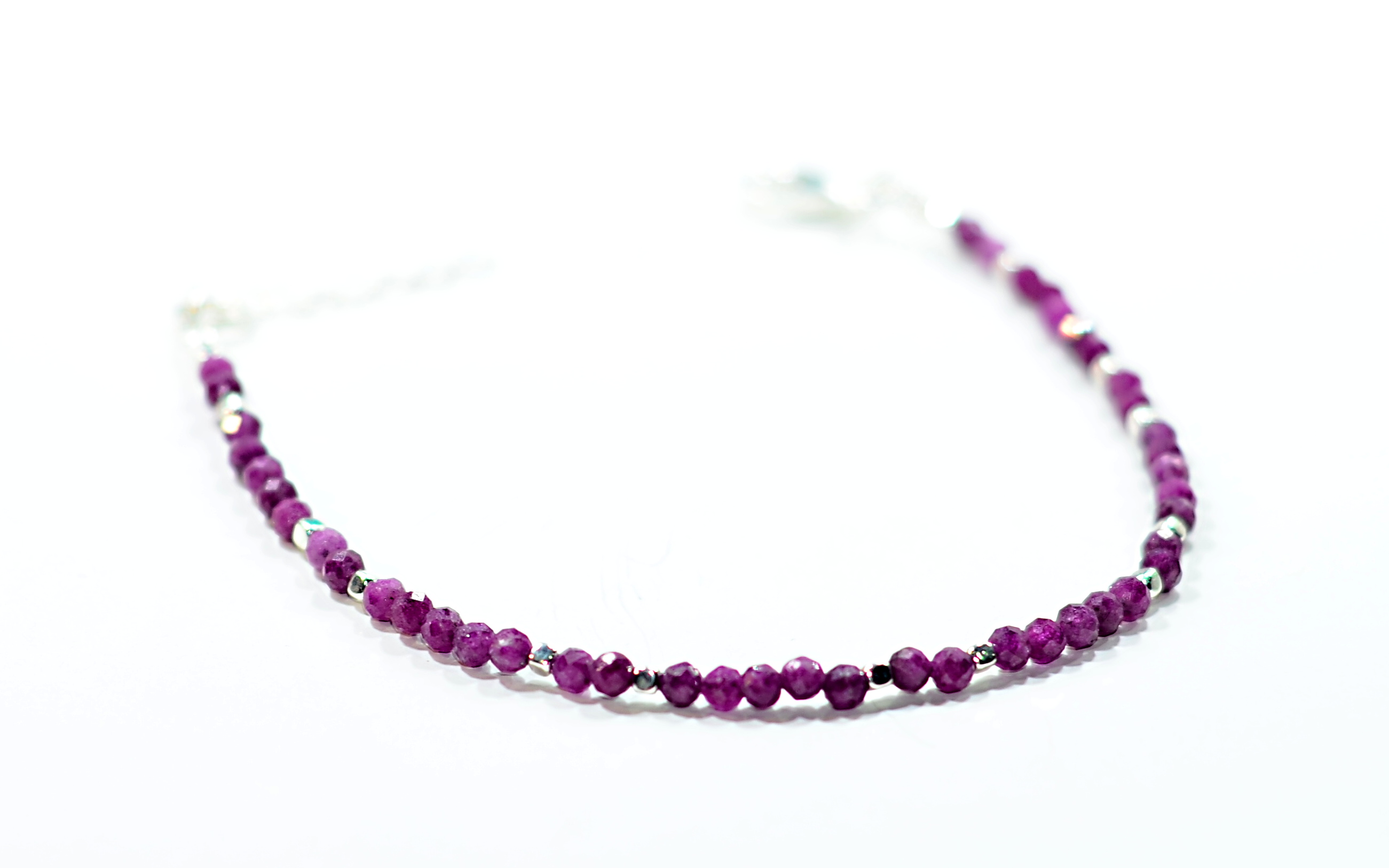 Naszyjnik i bransoletka z rubinem - nr kat. 173, 173a