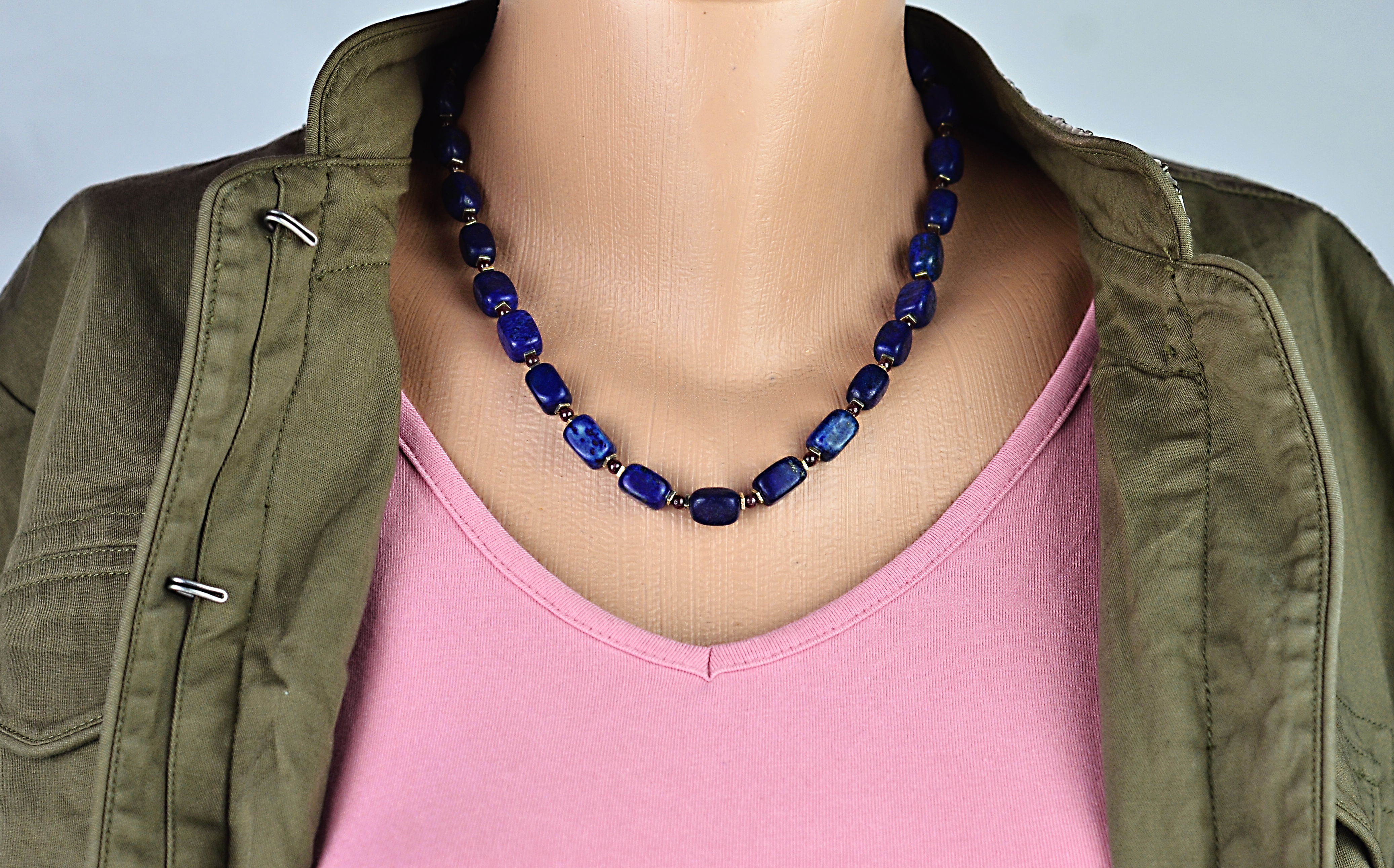 Naszyjnik z lapis lazuli - nr kat. 176