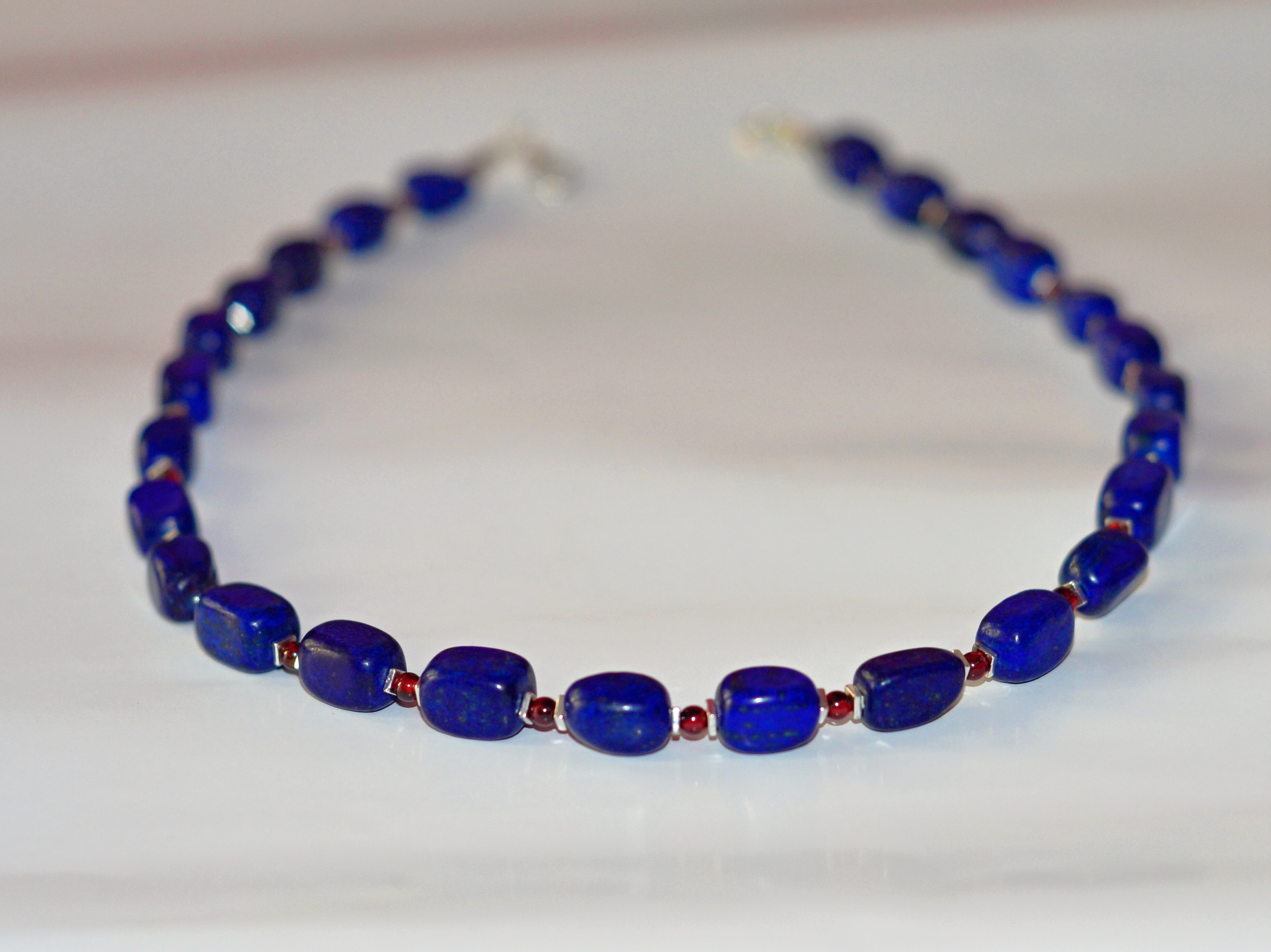 Naszyjnik i bransoletka z lapis lazuli - nr kat. 176, 176a