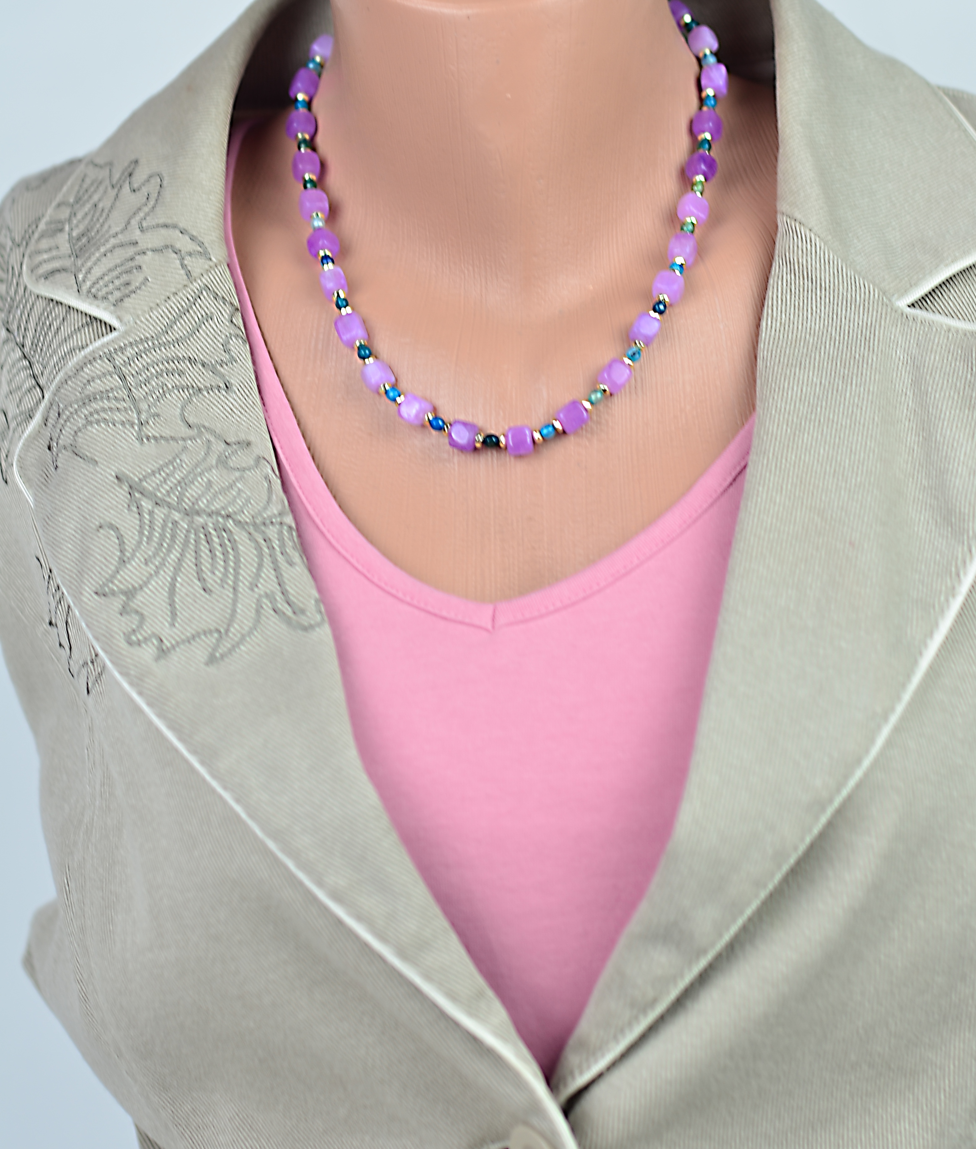 Naszyjnik z ametystem - nr kat. 283