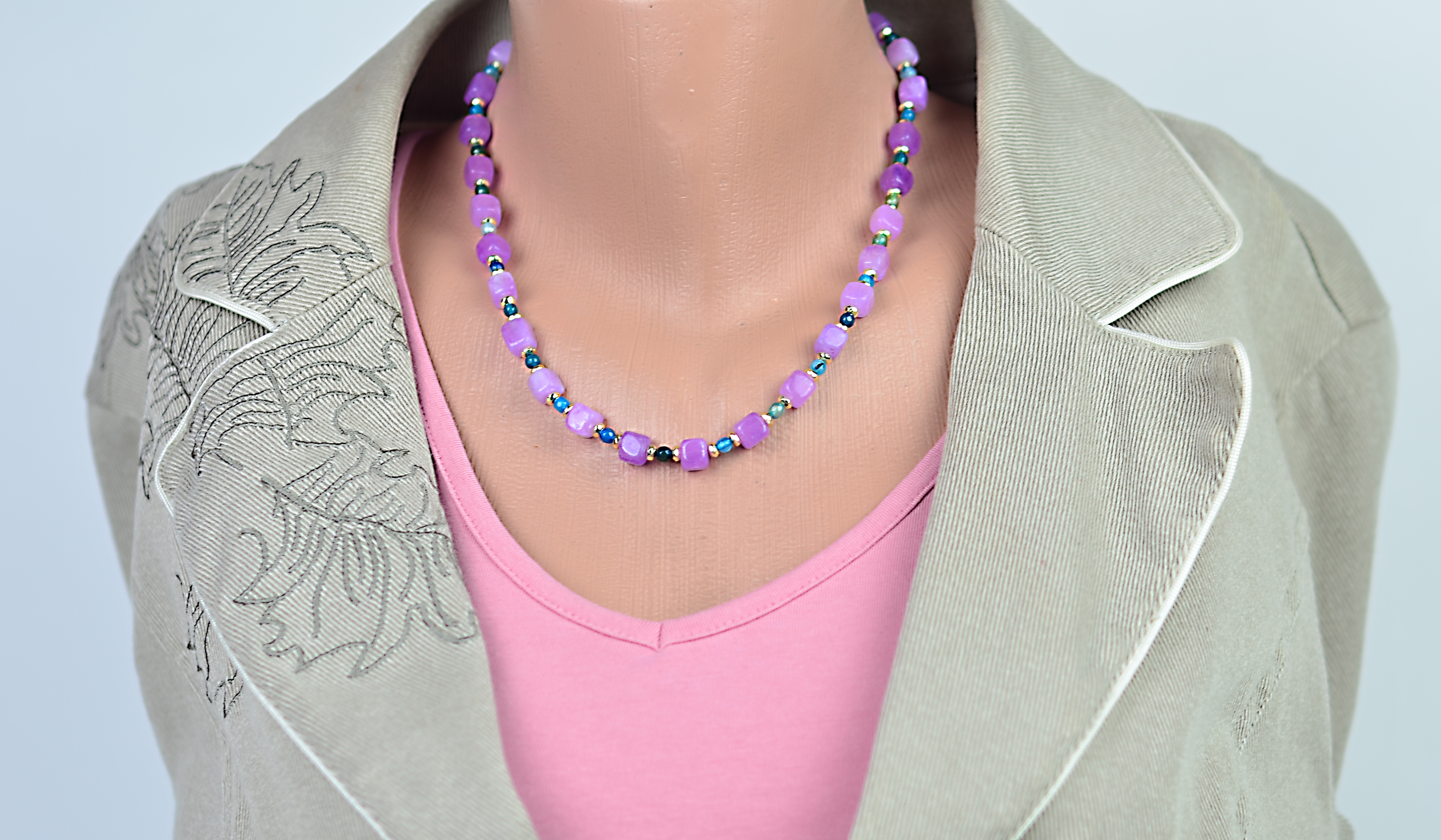 Naszyjnik z ametystem - nr kat. 283