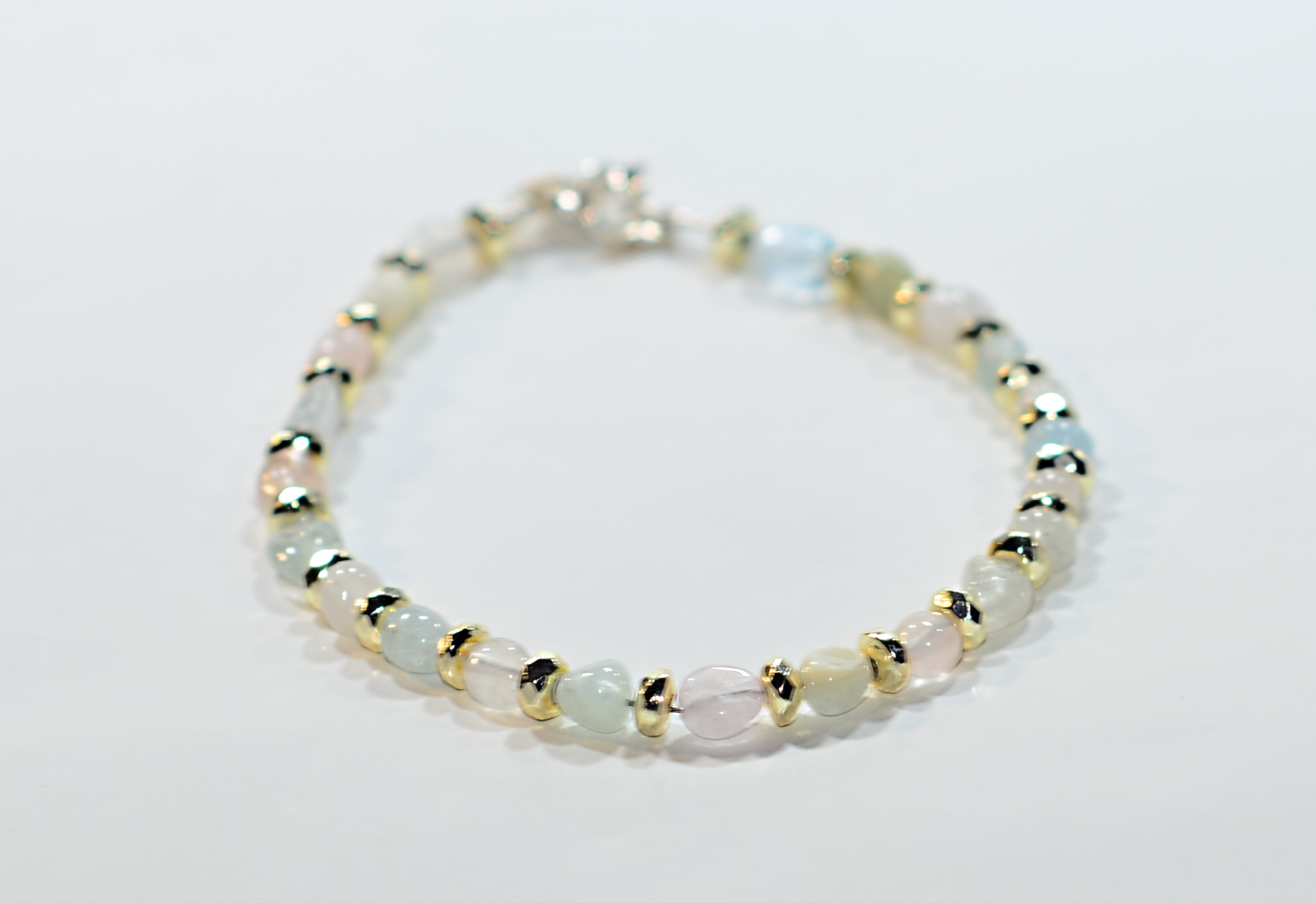 Bransoletka z morganitem - nr kat. 284a