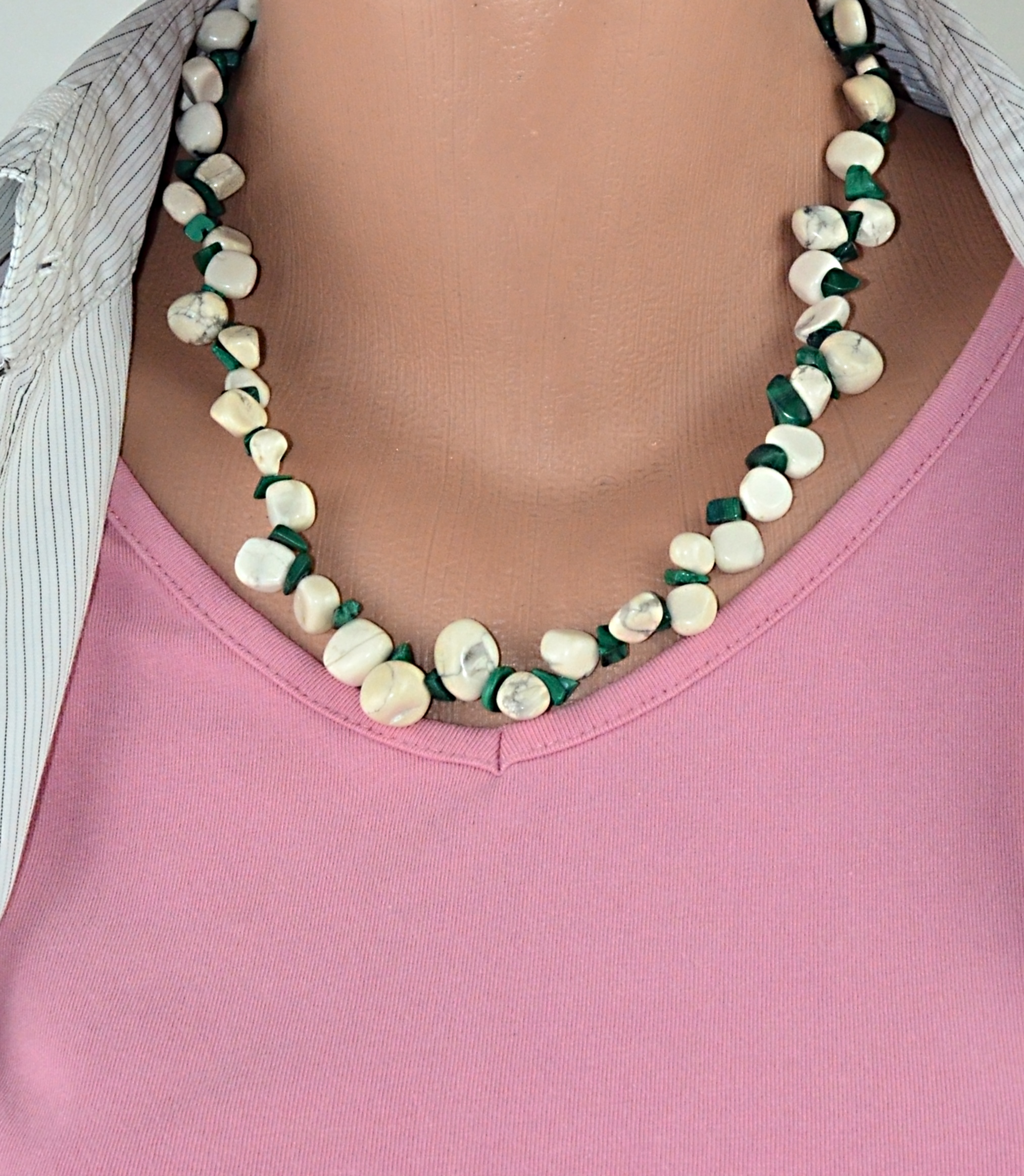 Naszyjnik i bransoetka z opalem - nr kat. 52, 52a