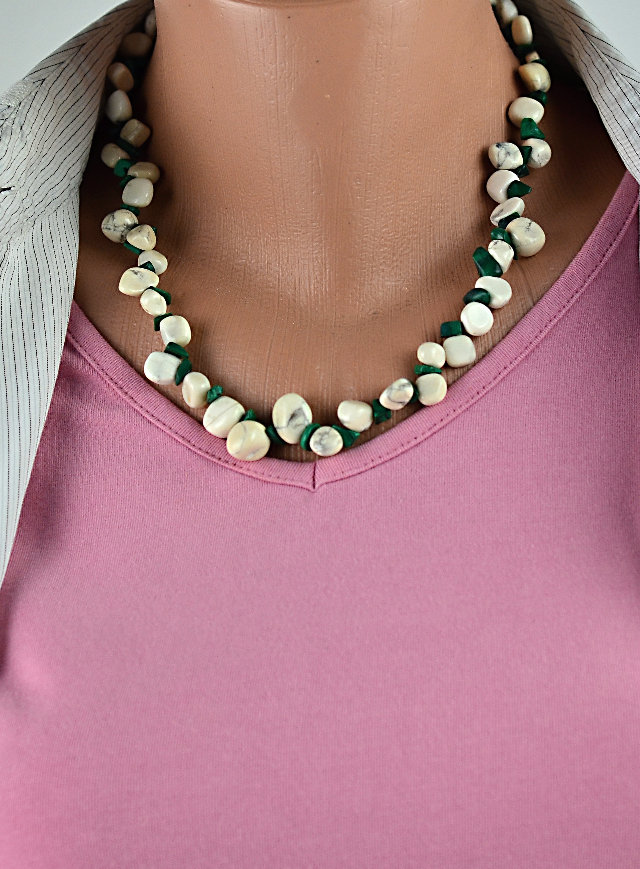 Naszyjnik i bransoetka z opalem - nr kat. 52, 52a