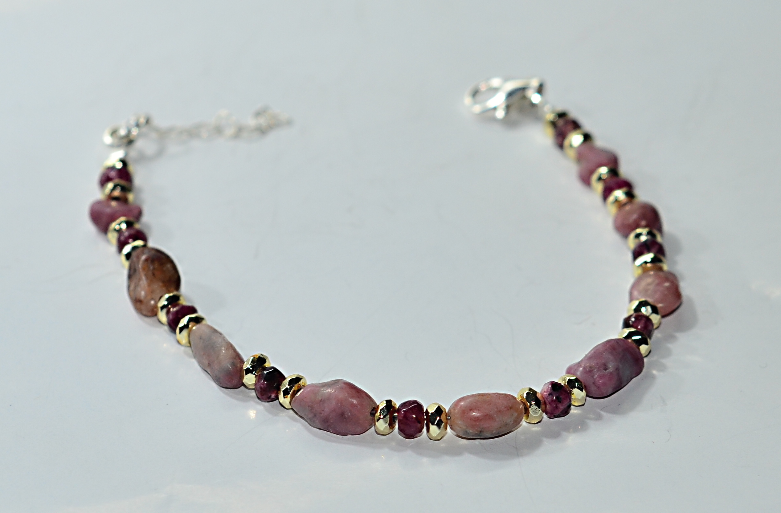 Naszyjnik i bransoletka z "rubinem z szafirem" - nr kat. 273, 273a