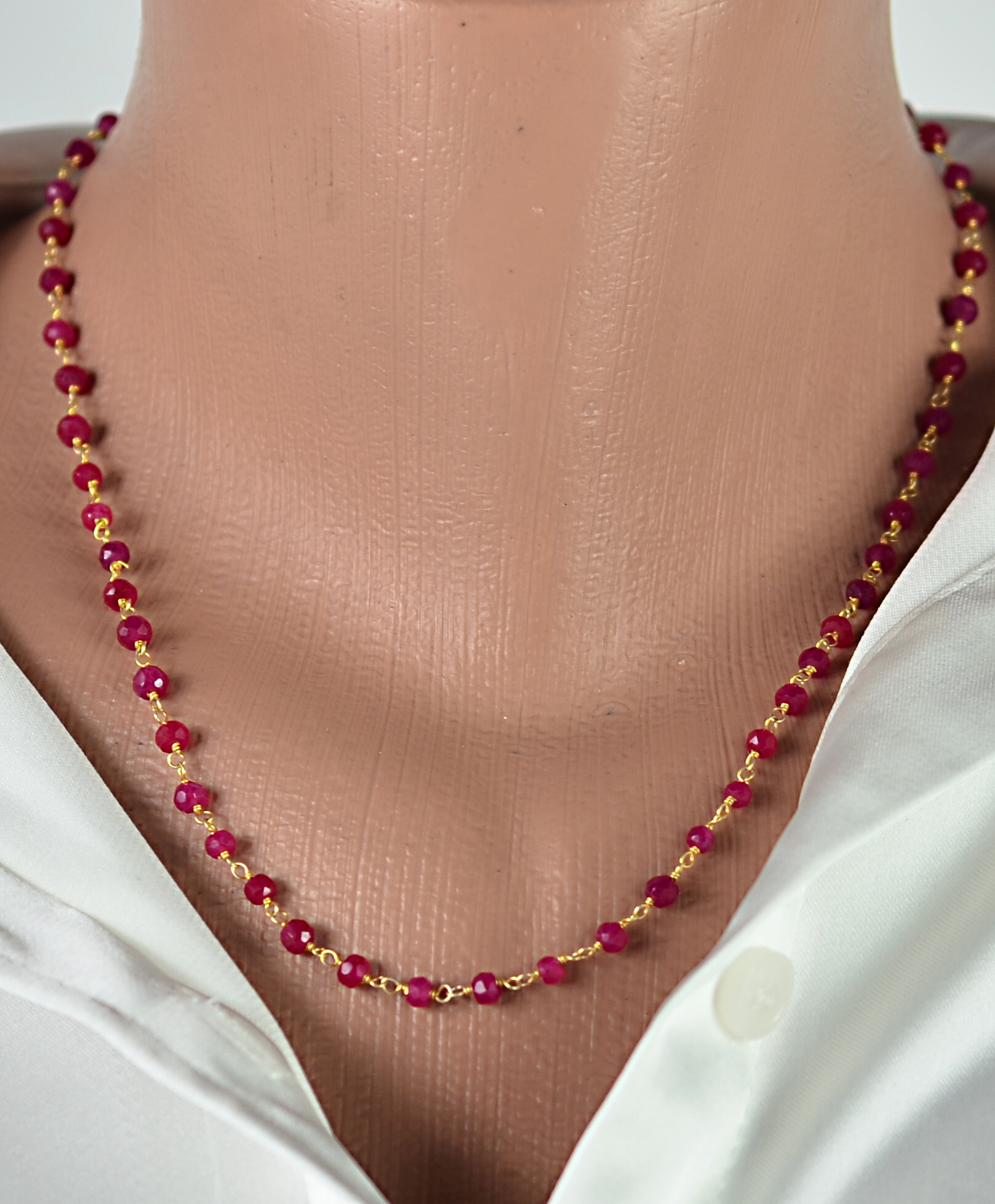 Naszyjnik z rubinem - nr kat. 268