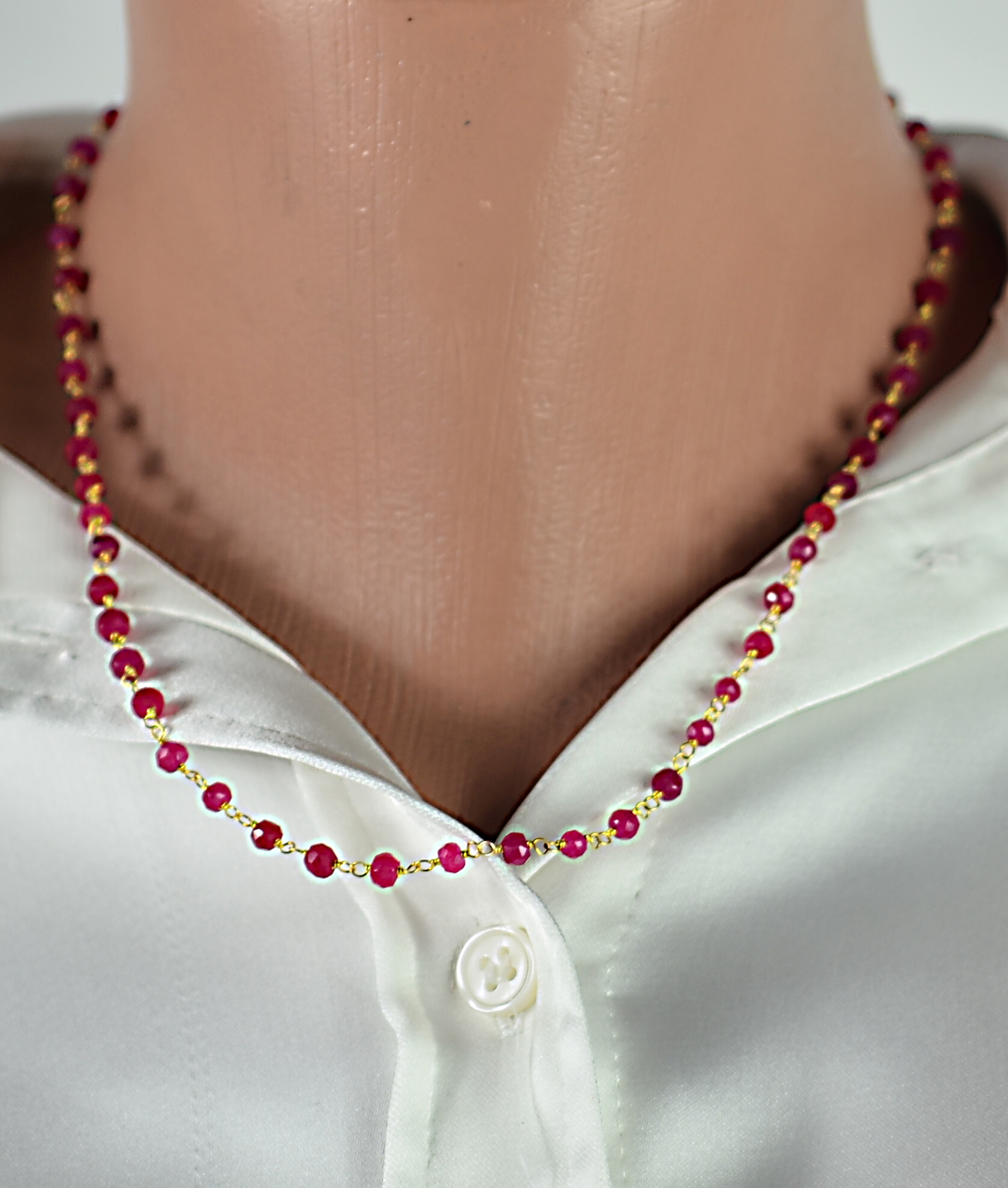 Naszyjnik z rubinem - nr kat. 268