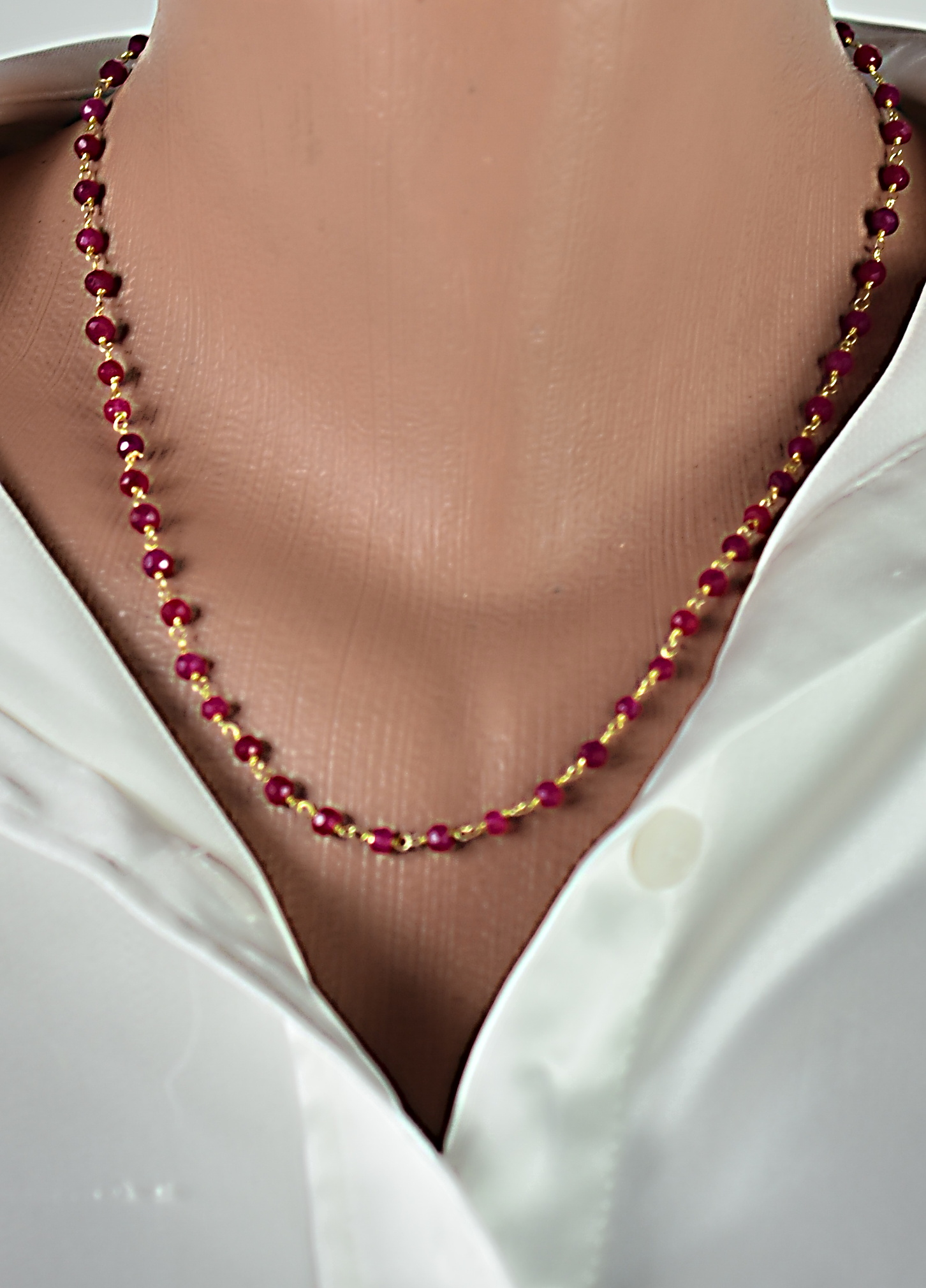 Naszyjnik z rubinem - nr kat. 268