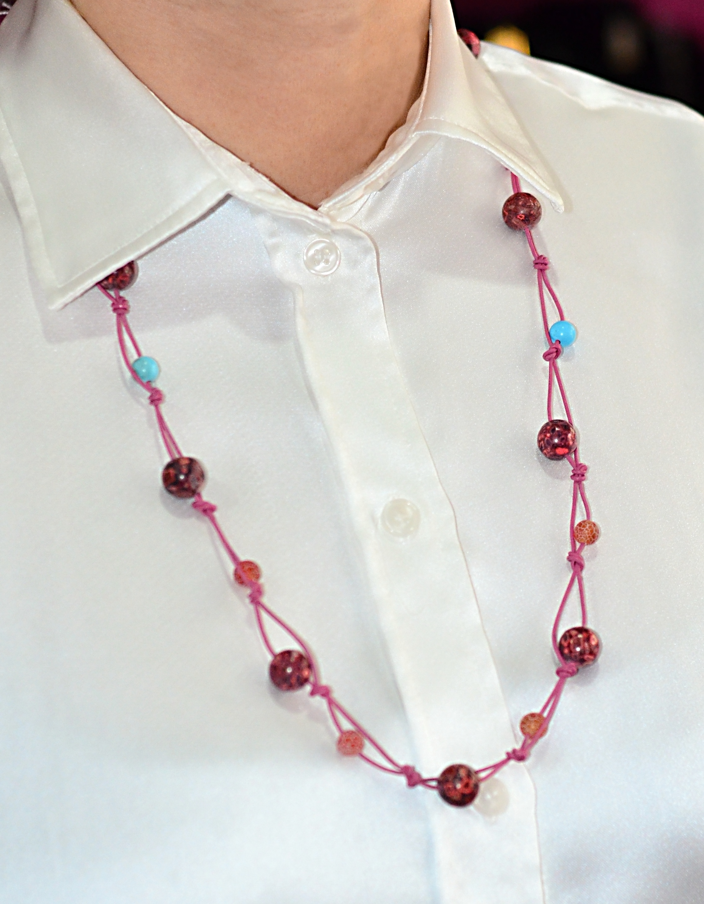 Naszyjnik na rzemieniu - nr kat. 250