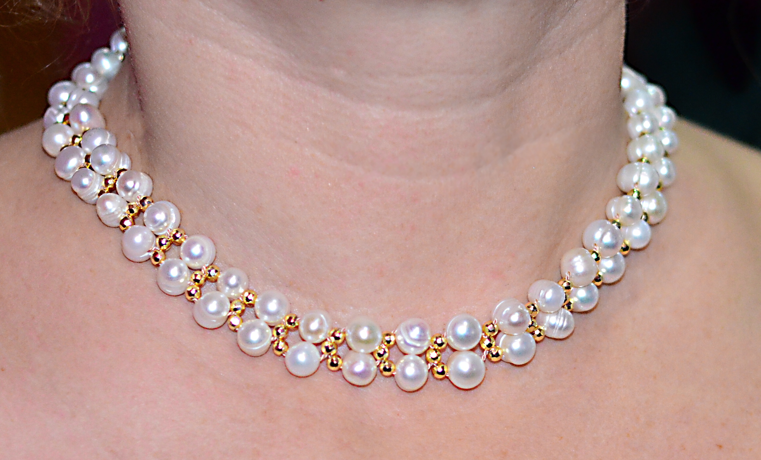 Naszyjnik z perłami - nr kat. 257