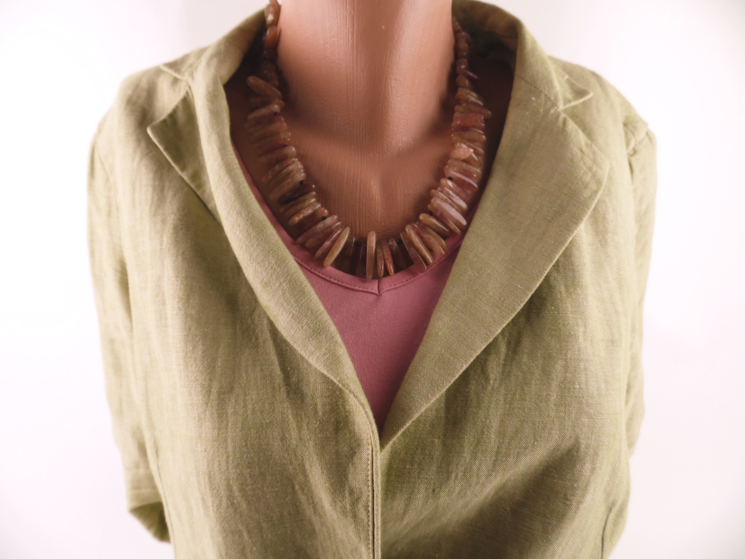 Naszyjnik z kwarcem - nr kat. 241