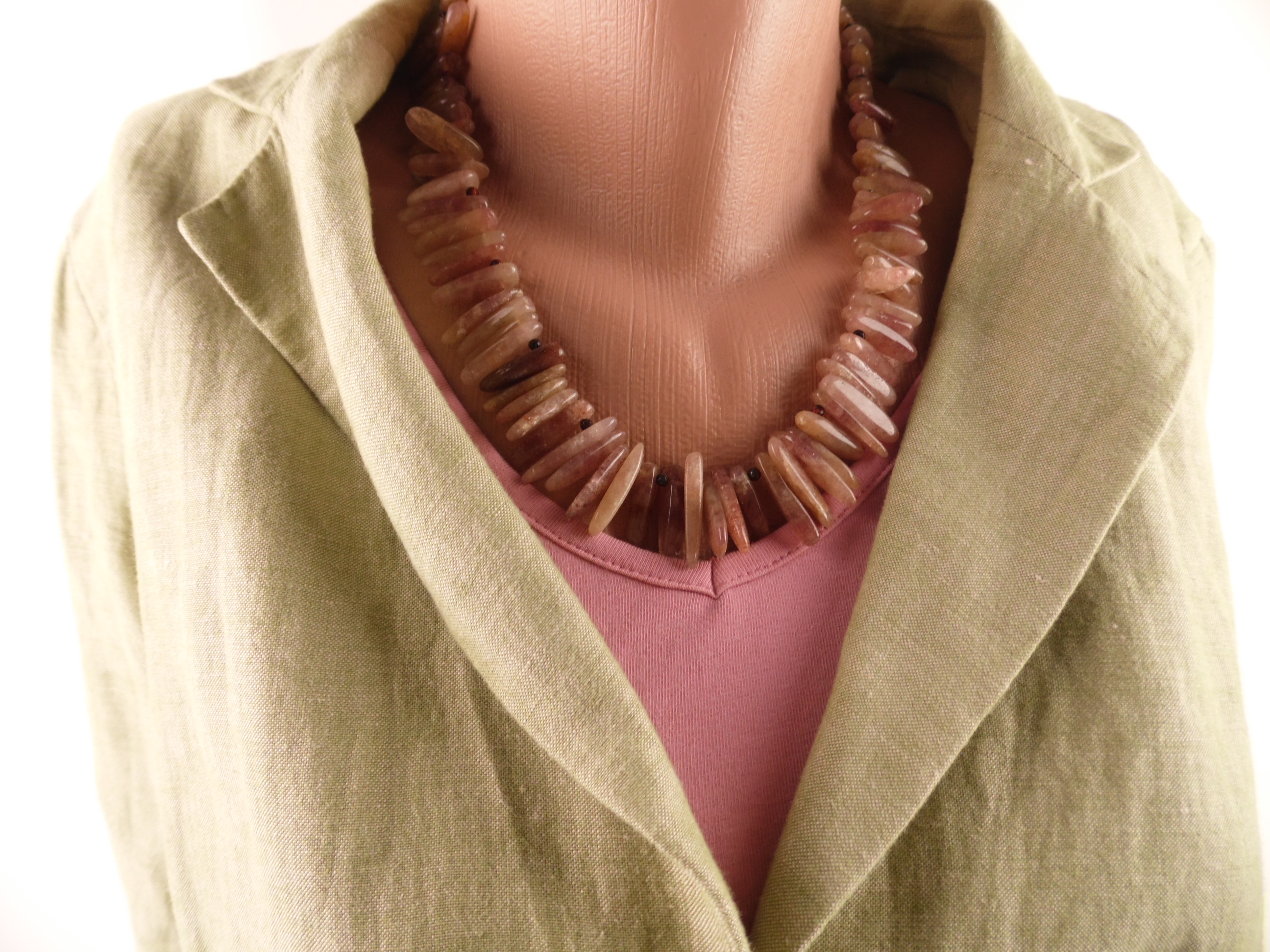 Naszyjnik z kwarcem - nr kat. 241