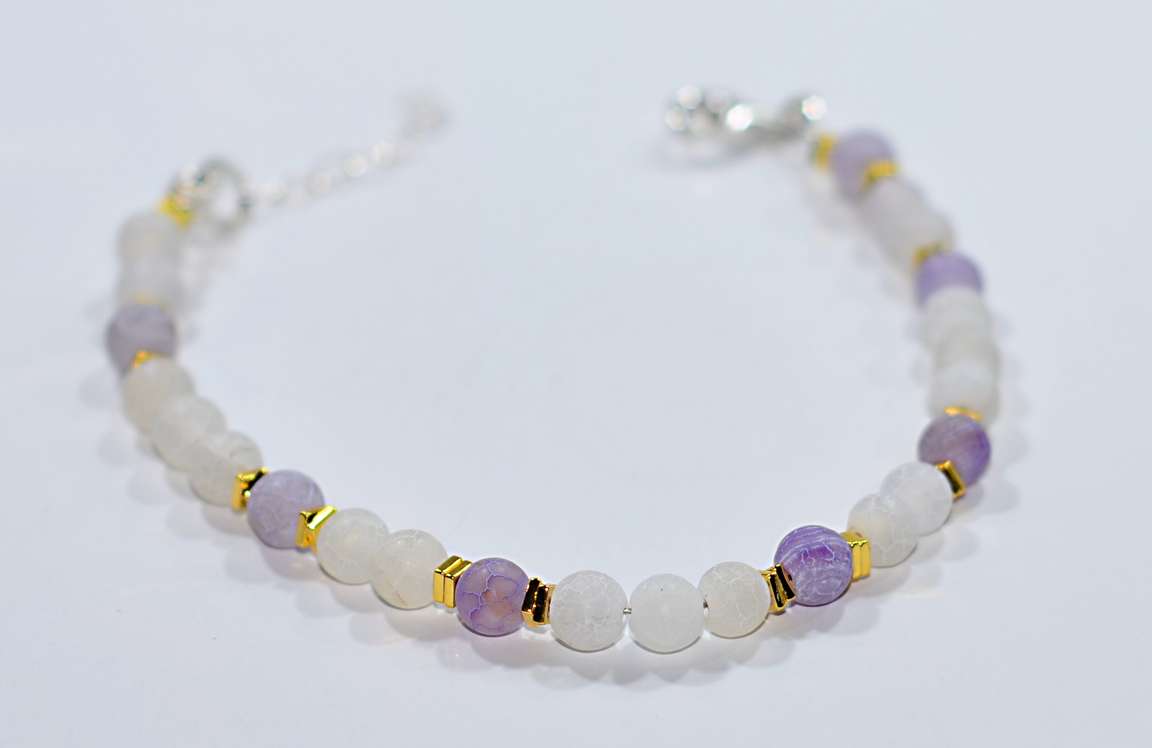 Naszyjnik i bransoletka z agatem - nr kat. 237, 237a