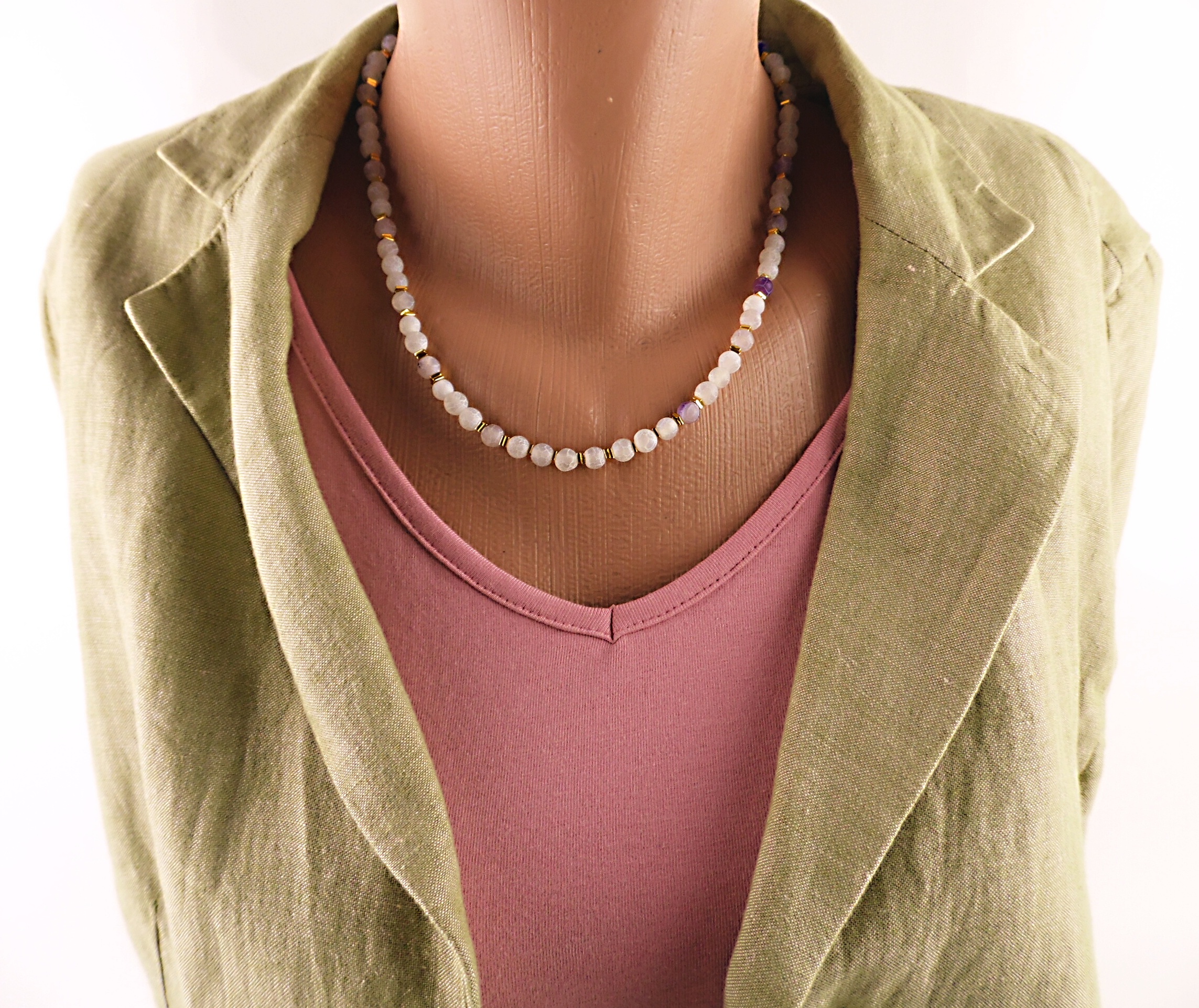 Naszyjnik z agatem - nr kat. 237