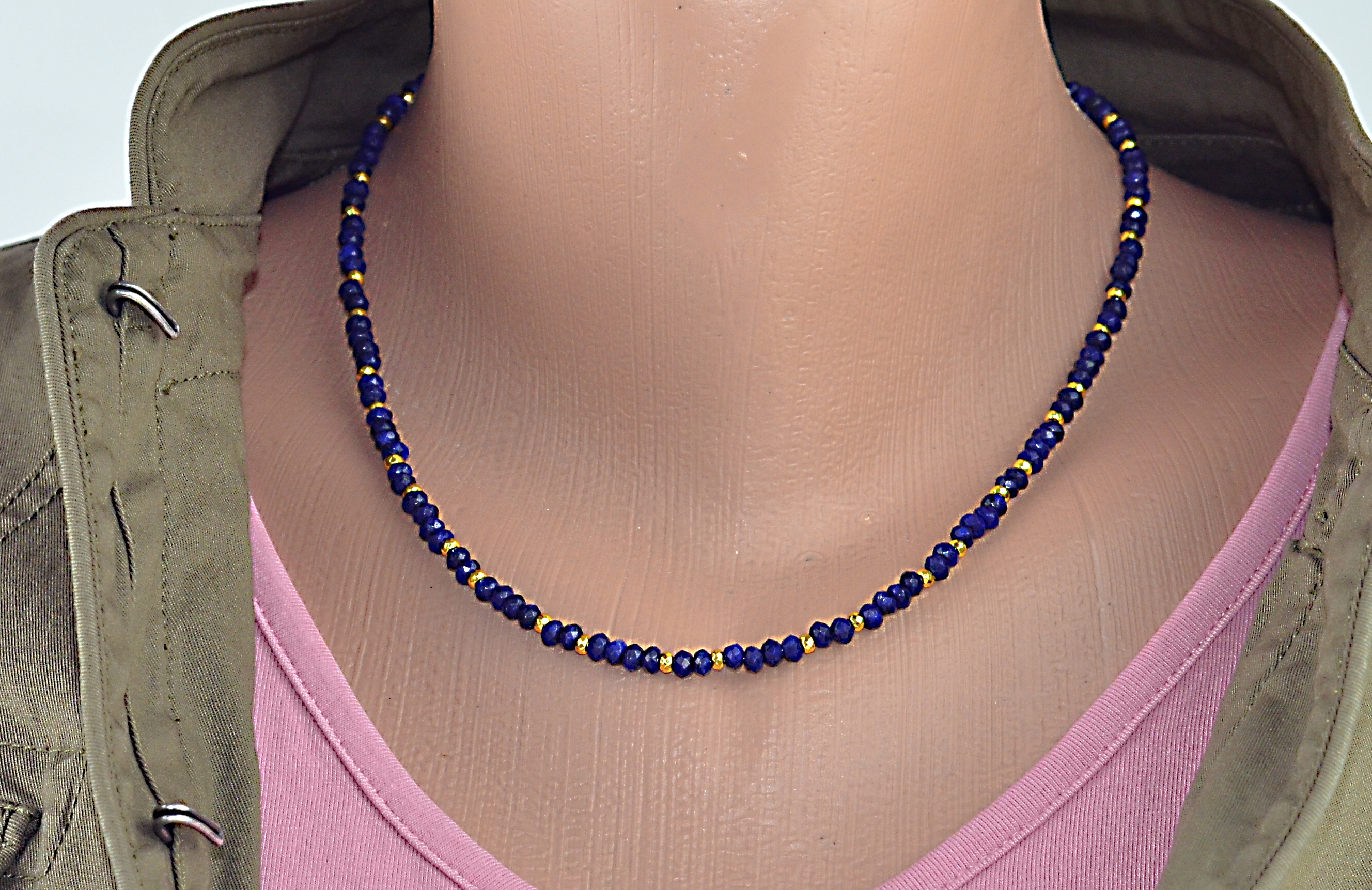 Naszyjnik i bransoletka z jadeitem - nr kat. 231, 231a