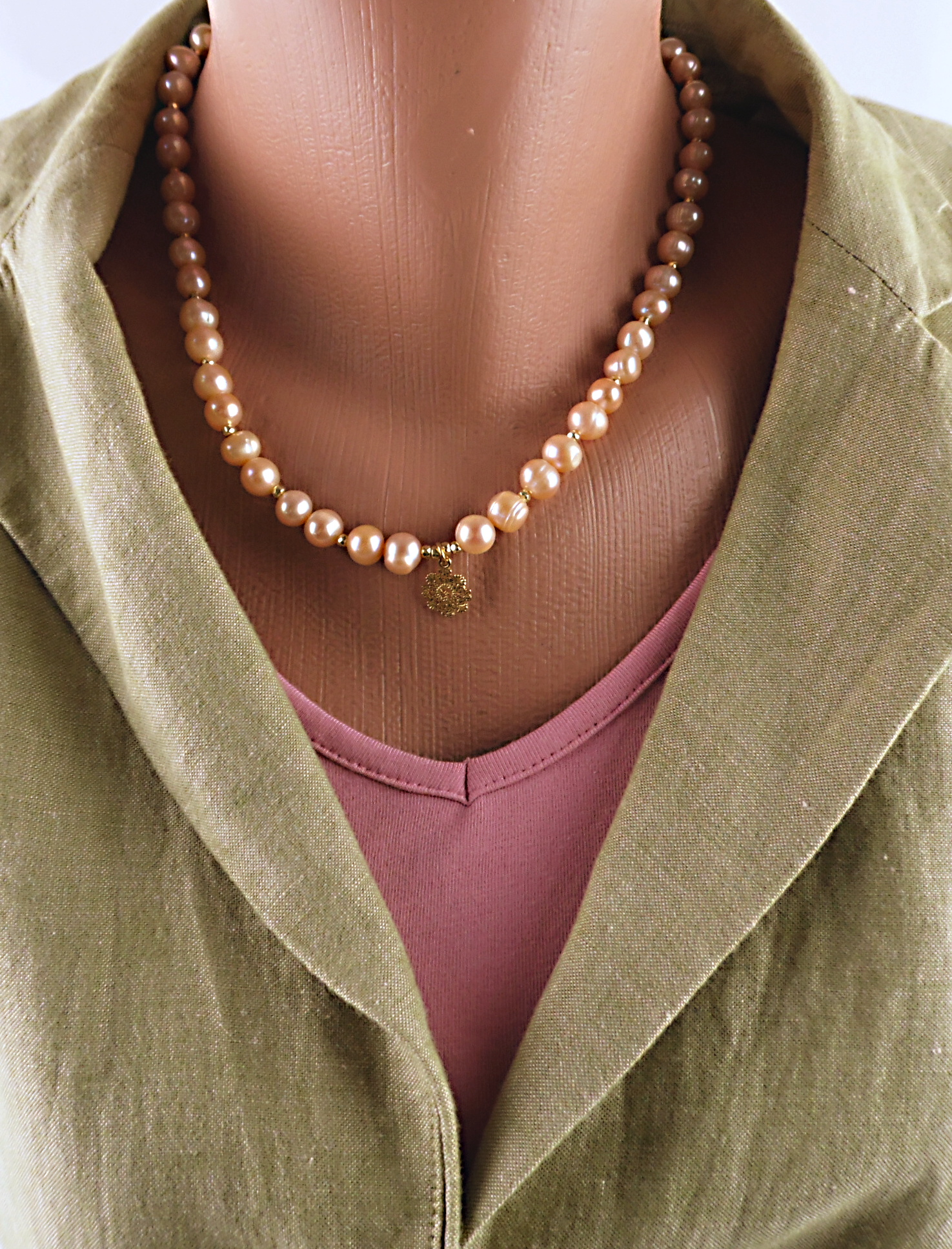 Naszyjnik z perłami - nr kat. 223